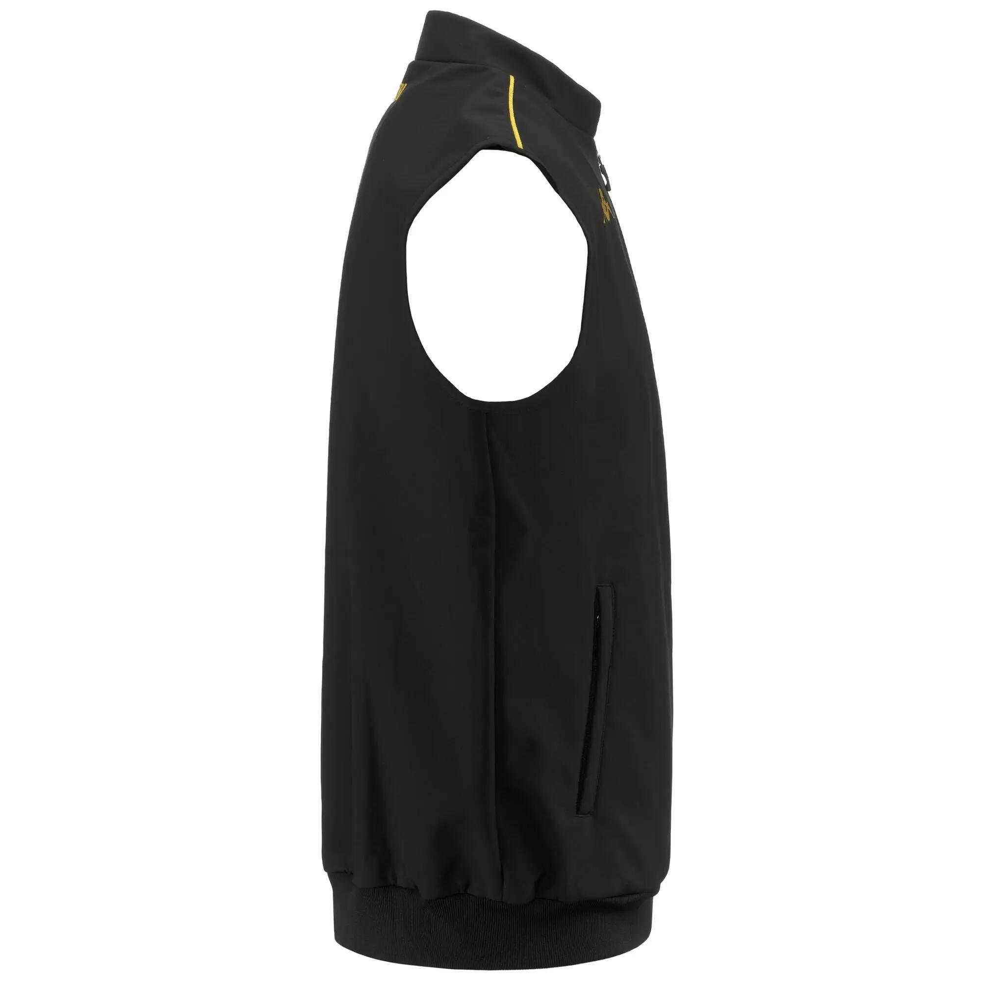 Giaccha da uomo in poliestere nero da calcio 2/4