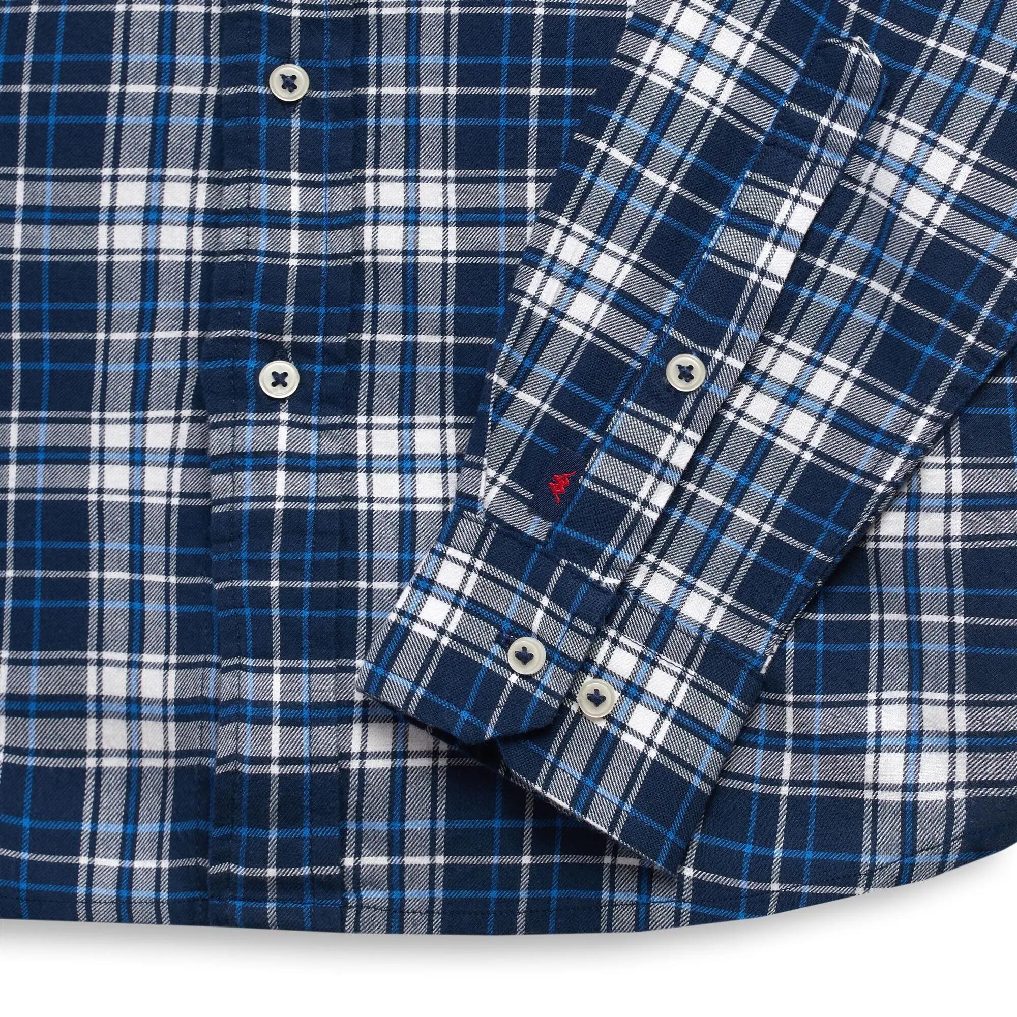 Camicia da uomo in cotone blu da lifestyle 3/3