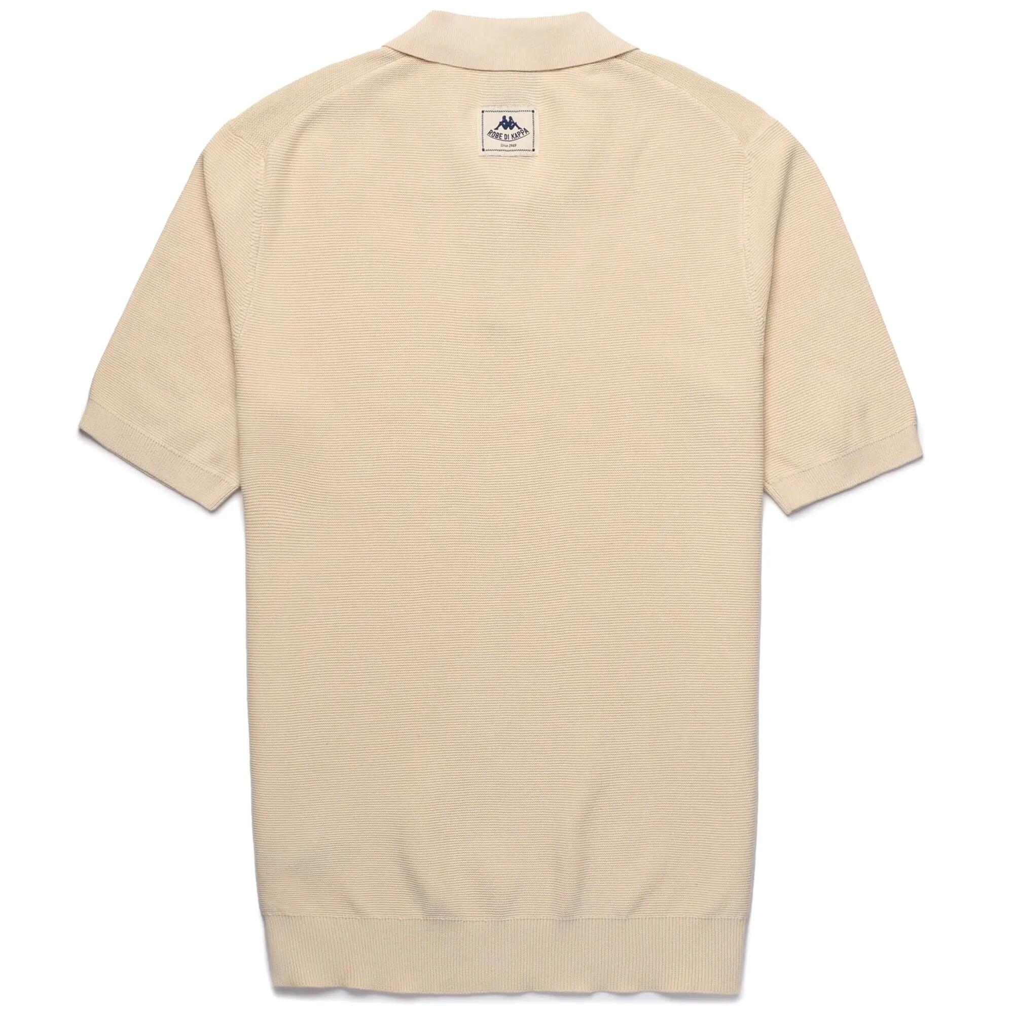 Polo da uomo in cotone beige da casual 2/6