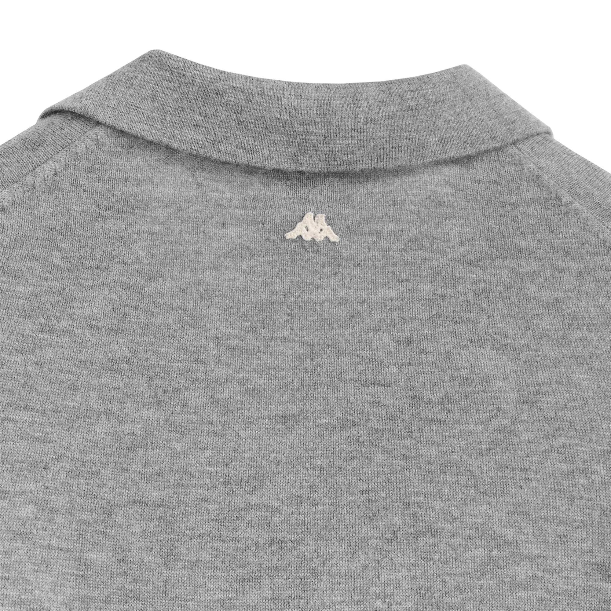 Maglione da uomo in lana grigio da casual 3/3