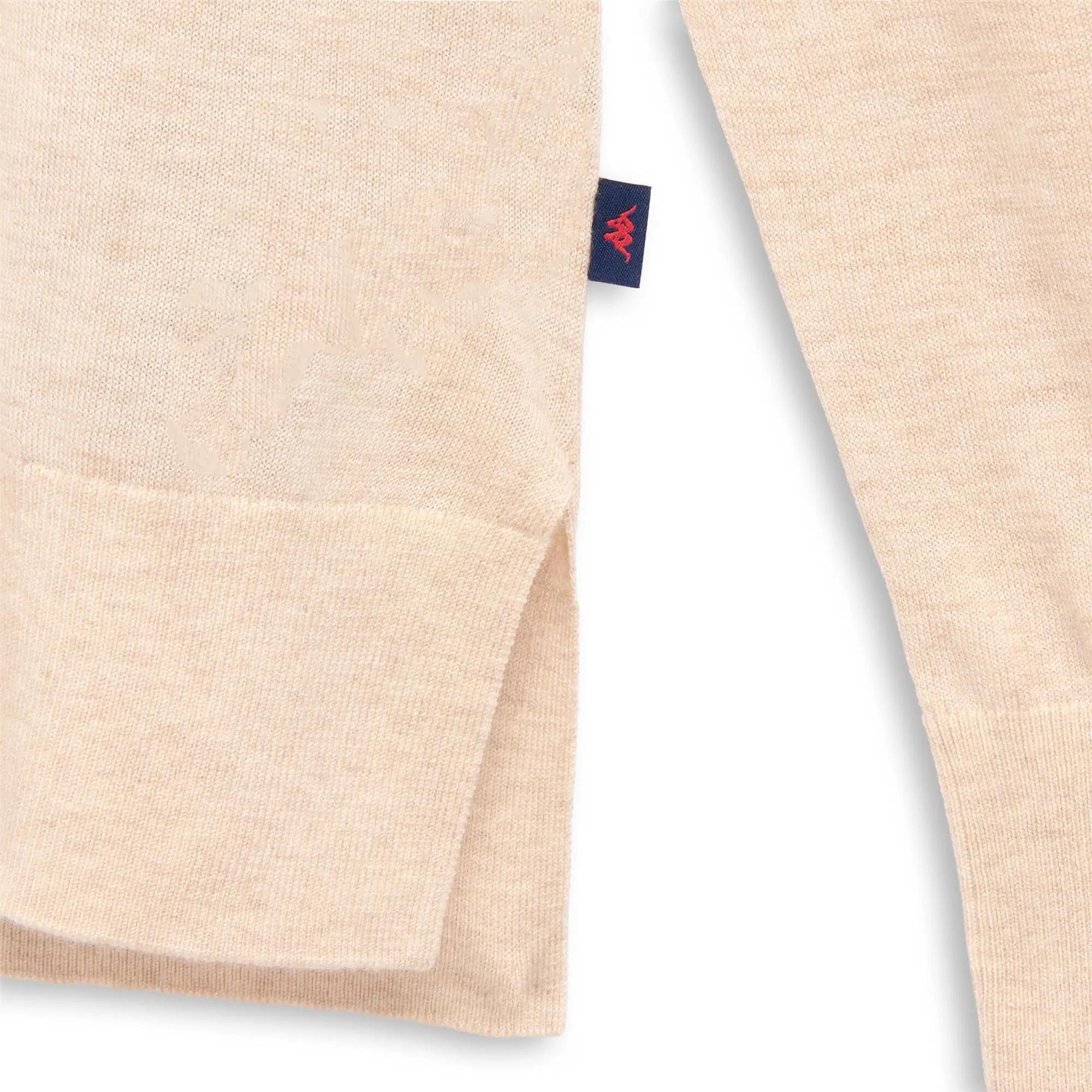 Maglione da donna in nylon beige da lifestyle 3/3