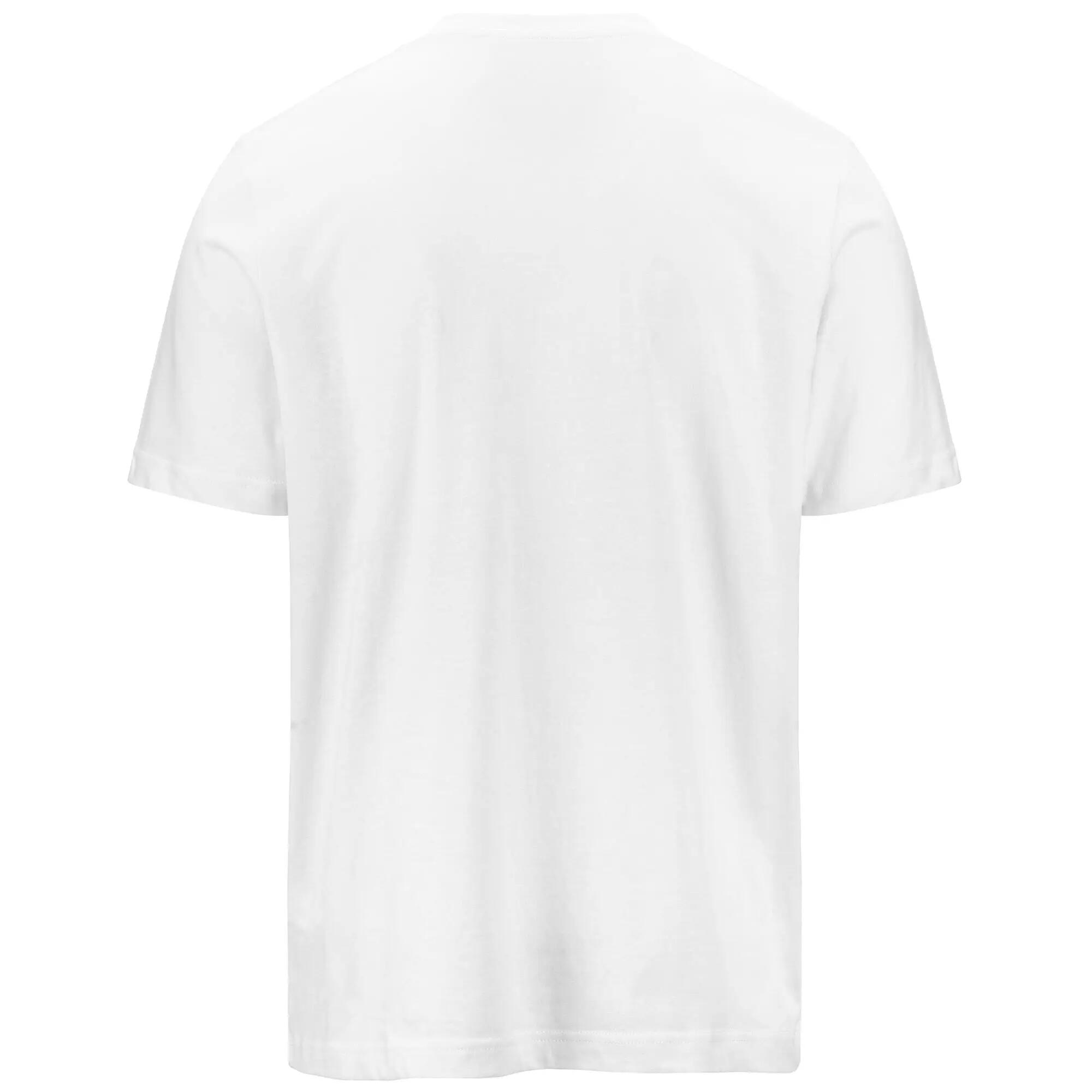 T-shirt da uomo in cotone bianco da palestra 3/5