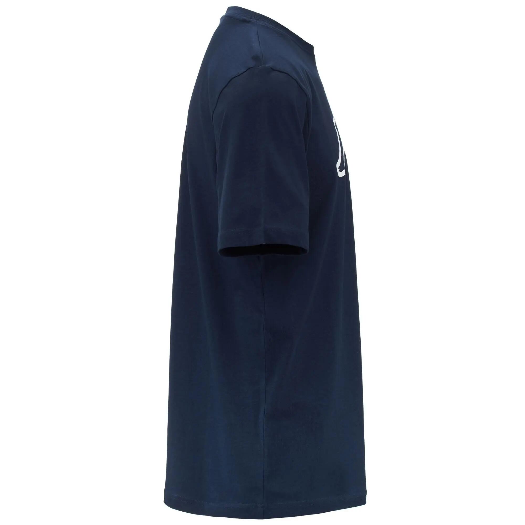 T-shirt da uomo in cotone blu da sportivo 2/5