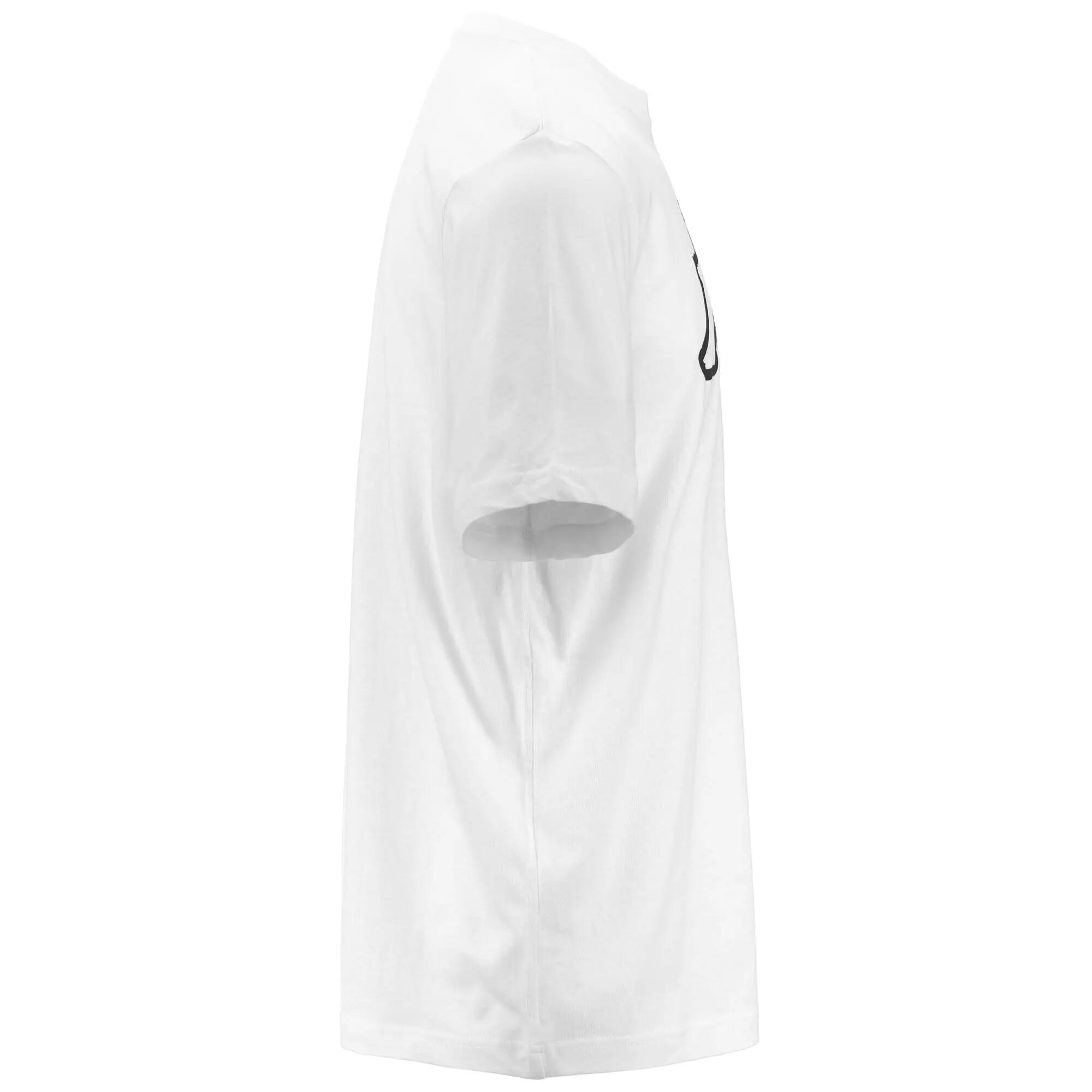 T-shirt da uomo in cotone bianco da palestra 2/5