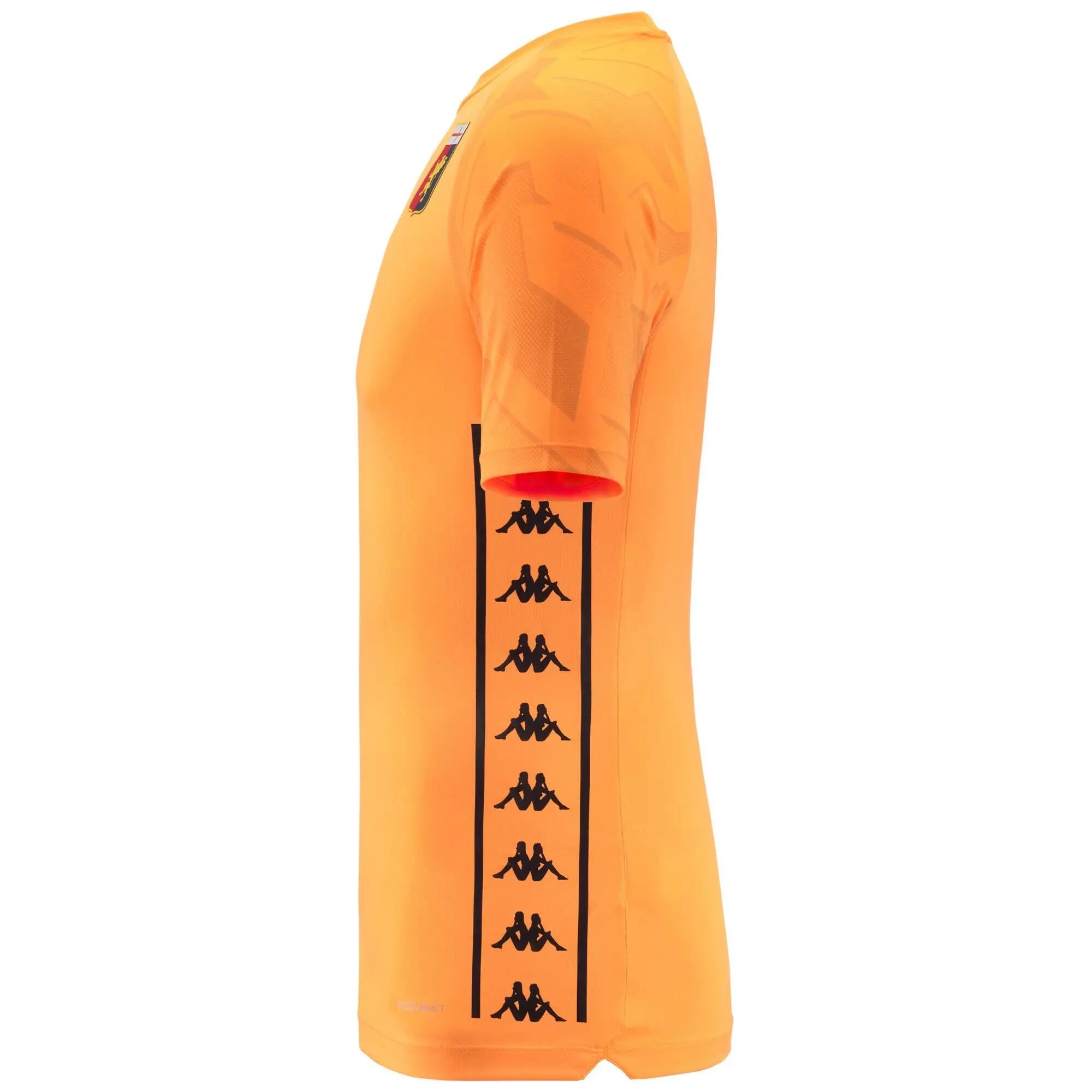 T-shirt da uomo in poliestere riciclato giallo da calcio 2/6