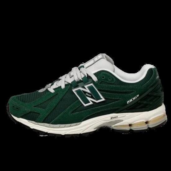 Zapatillas 1906R Green Suede Metallic Silver