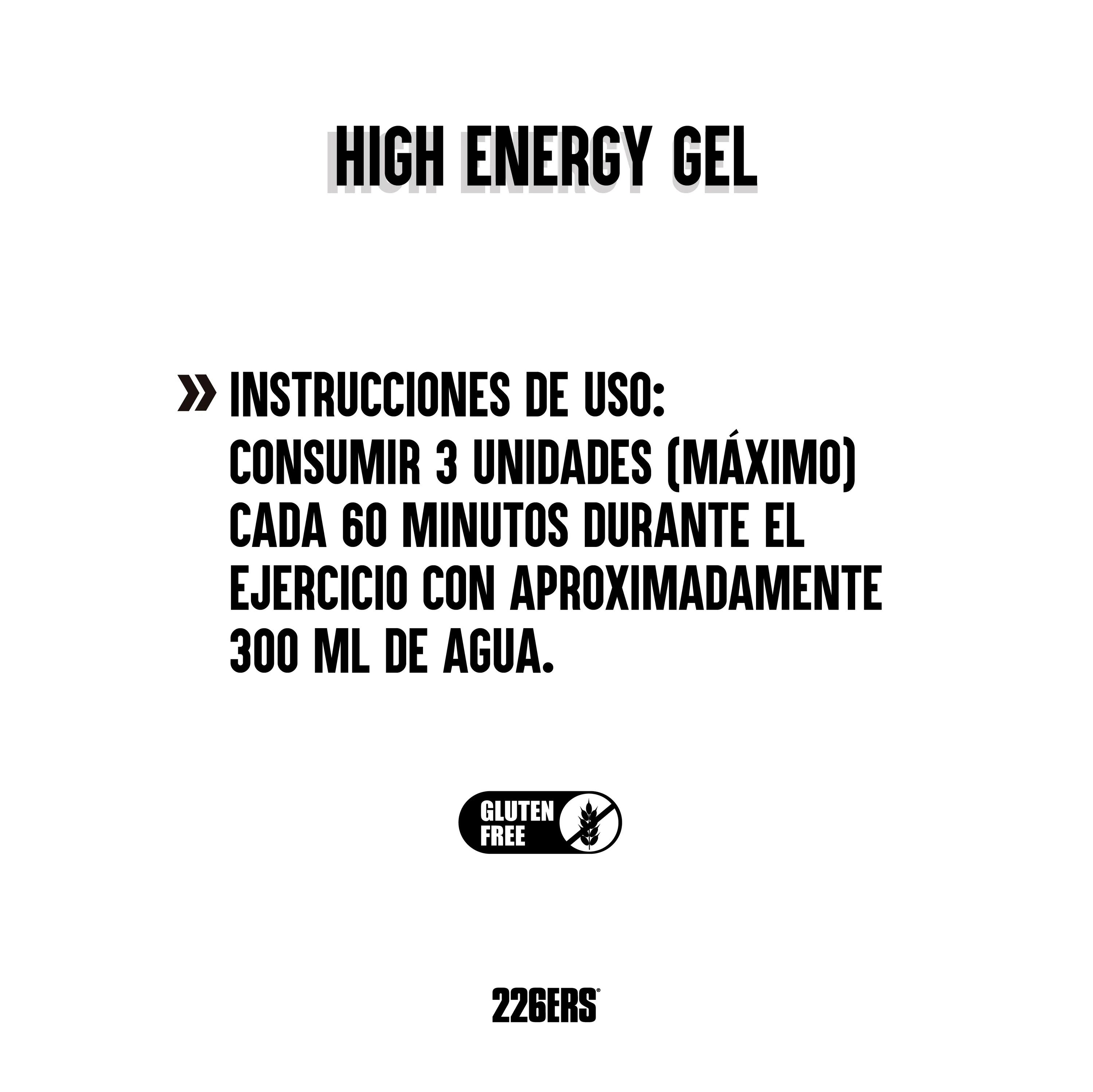 HIGH ENERGY GEL 45g LEMON 4/5