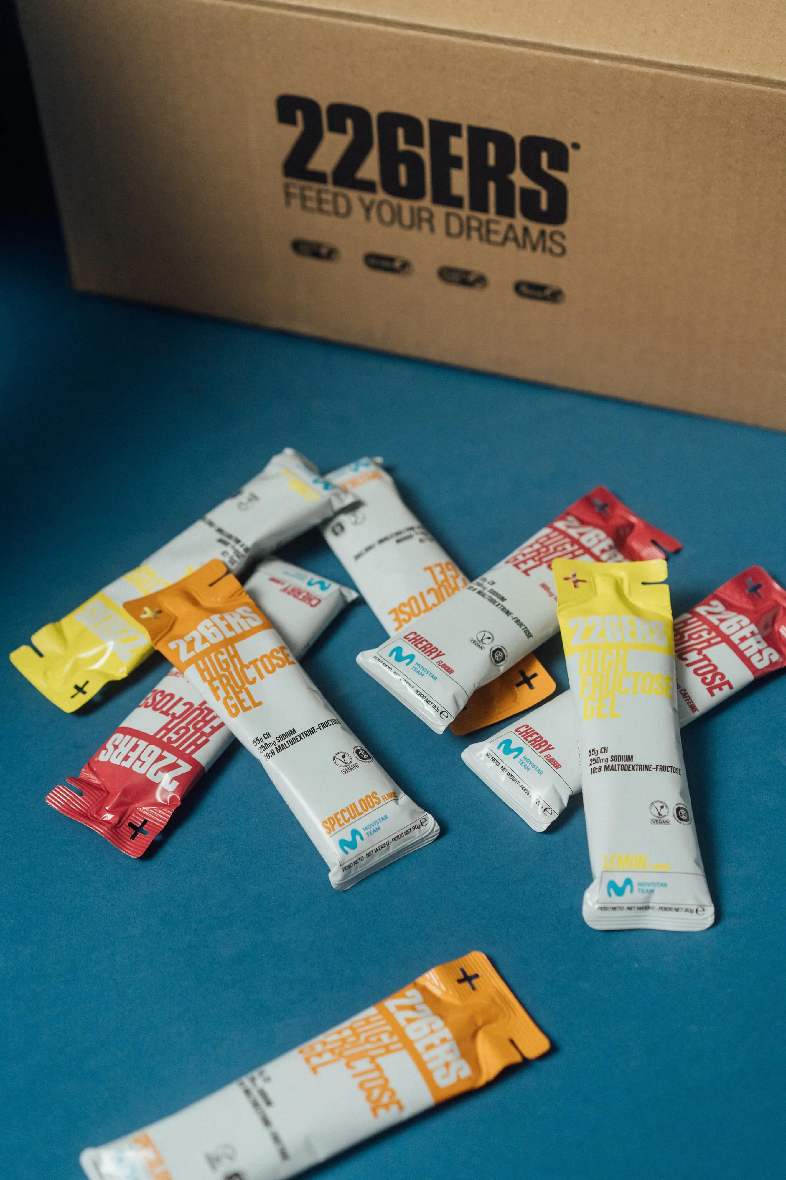 HIGH FRUCTOSE GEL 24x80g CAFFEINE 100mg COLA 6/7
