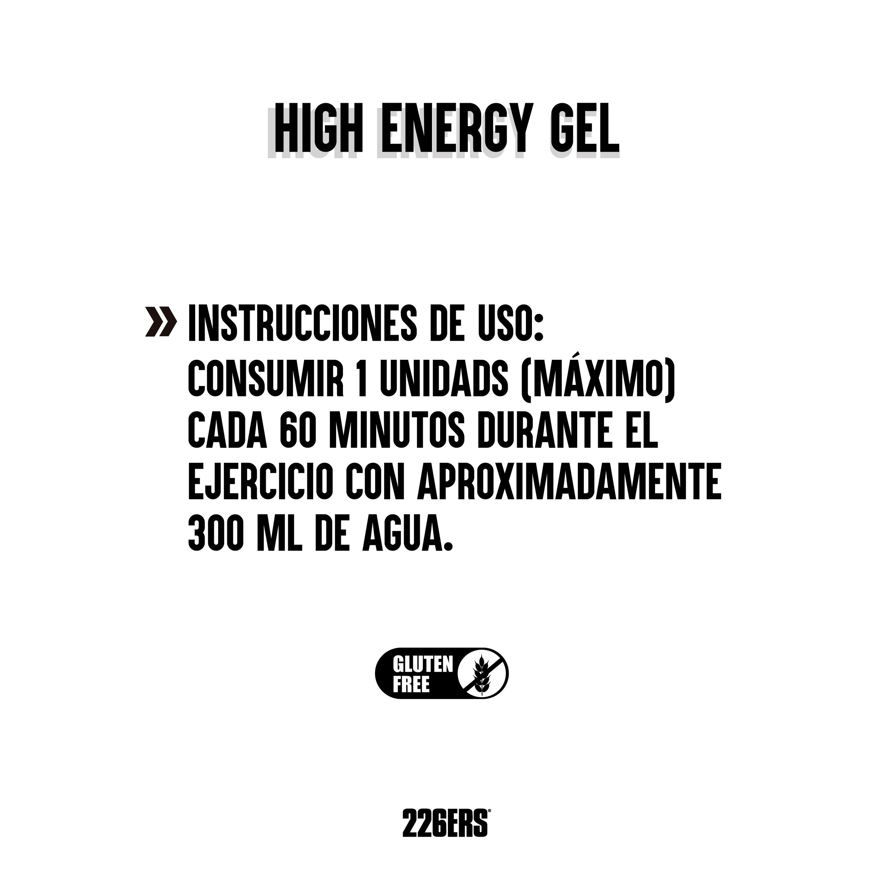 HIGH ENERGY GEL 76g SALTY 250mg SPECULOOS 4/6