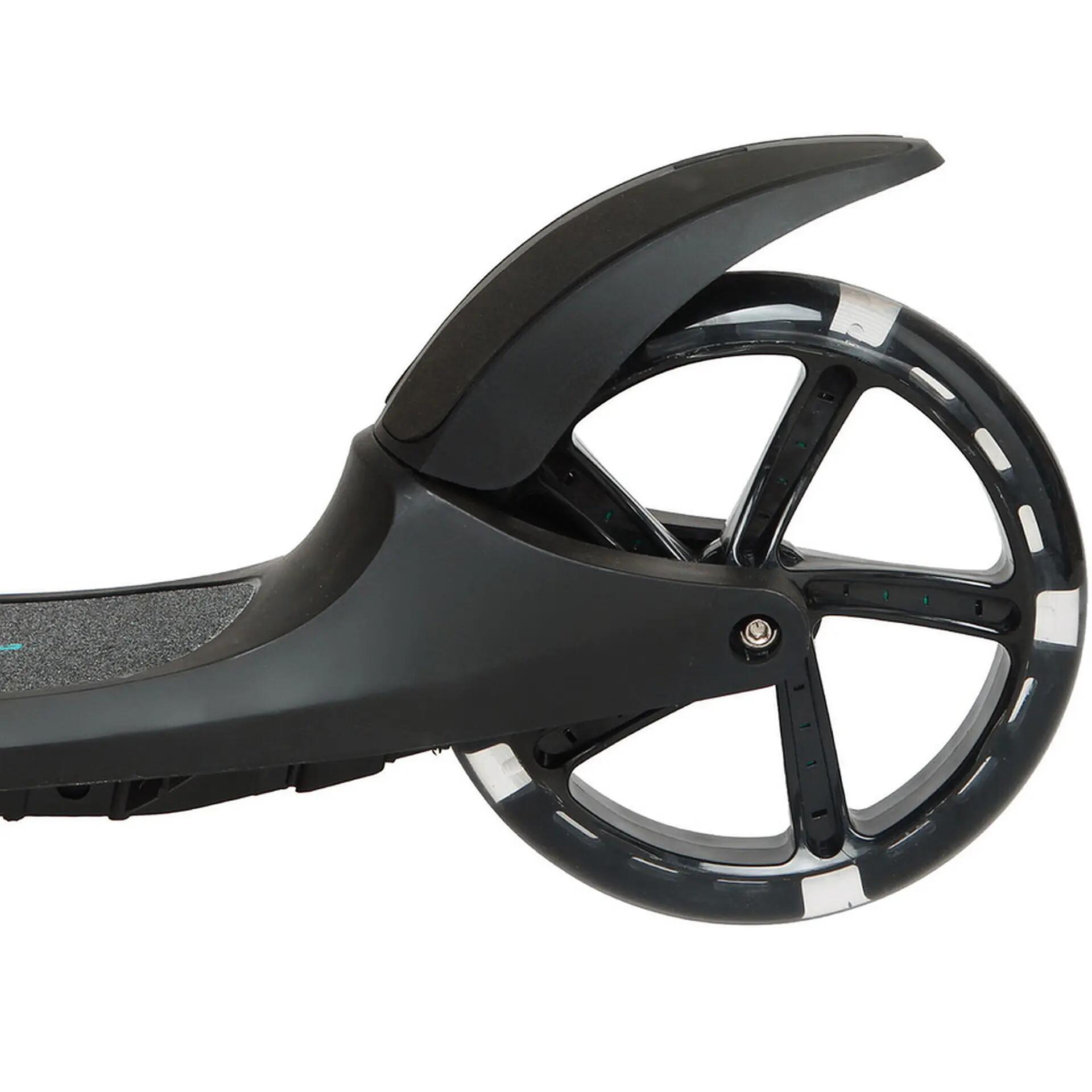 Trottinette urbaine City Ride LED, noire 2/4