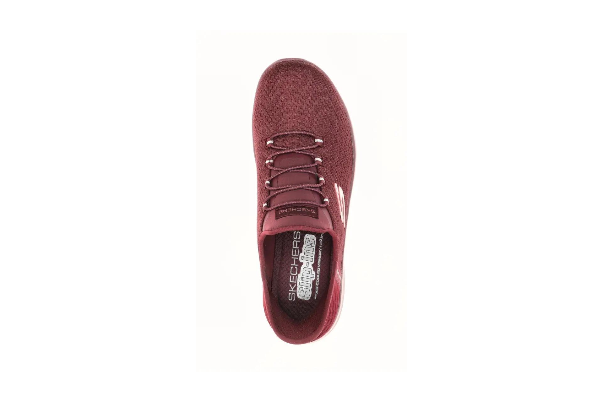 Skechers Damen Slip-ins Summits Diamond Dream Sneaker 150123 BURG rot 6/7