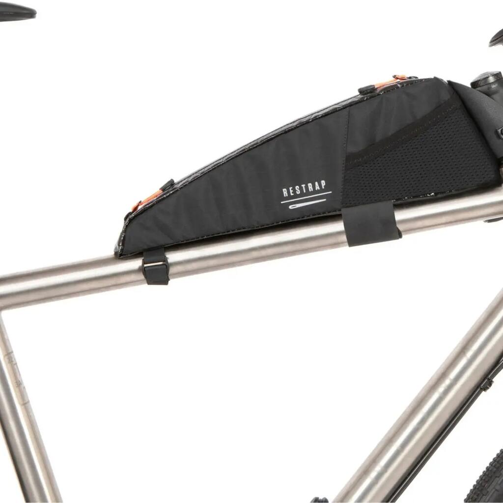 Restrap Race Top Tube Bag 1.5L Frame Bag Black