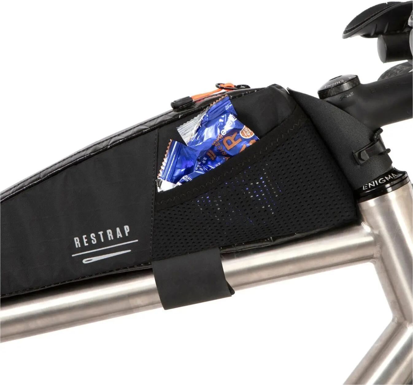 Bolsa para tubo superior Restrap Race 1.5L Bolsa para cuadro Negra 4/5