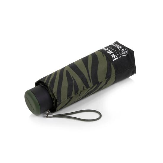 Mini Slim-paraplu Zebra Kaki