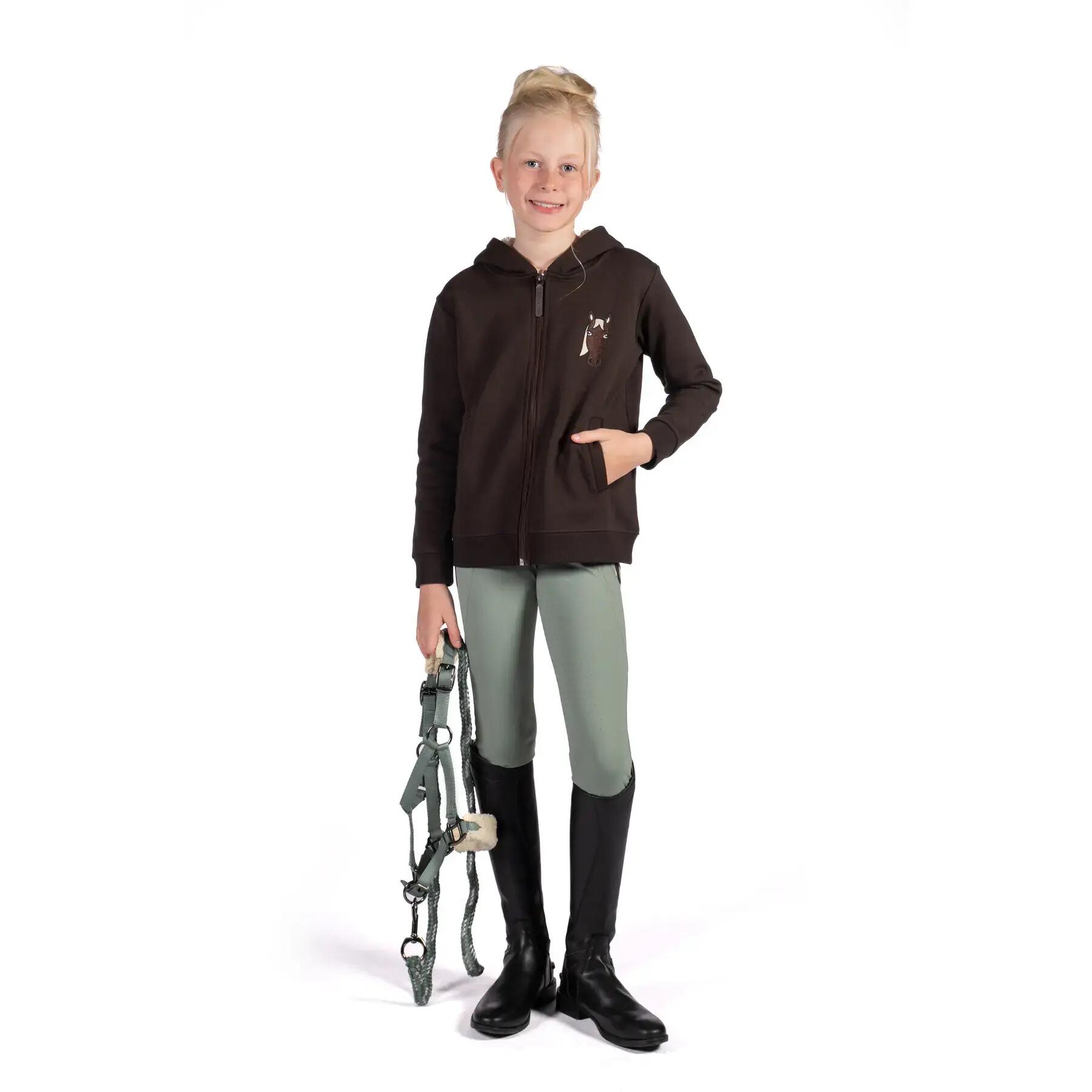 Legging équitation full grip fille HKM Kids Mia 5/5