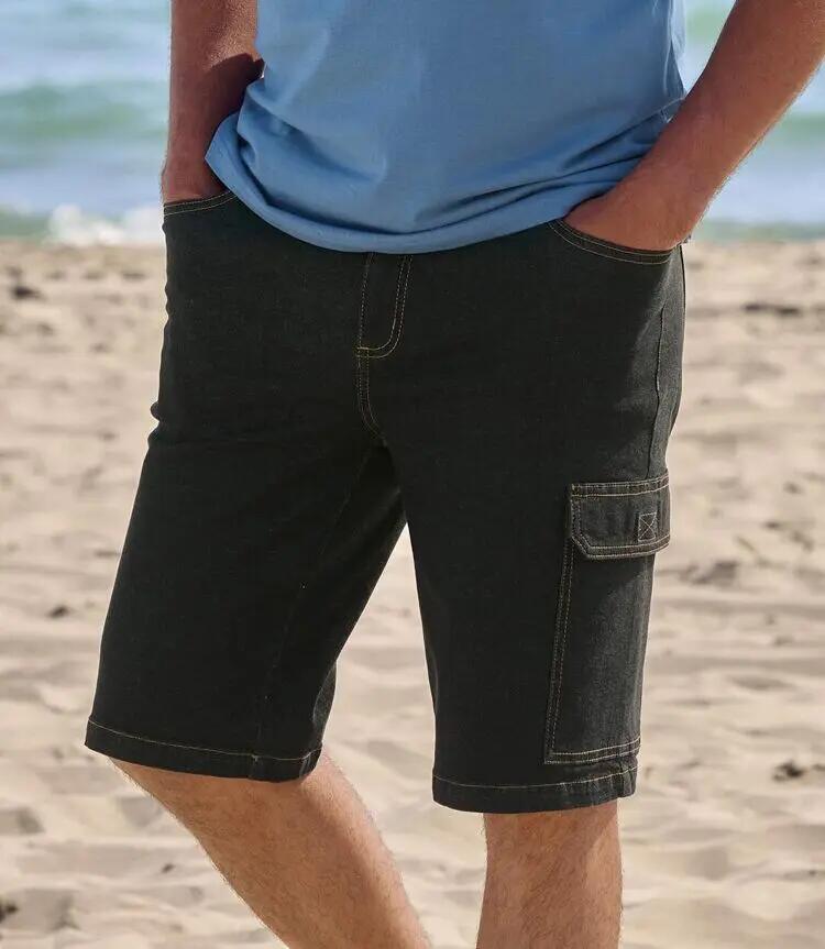 Le Lot de 2 Bermudas en Jean Stretch Confort 3/3