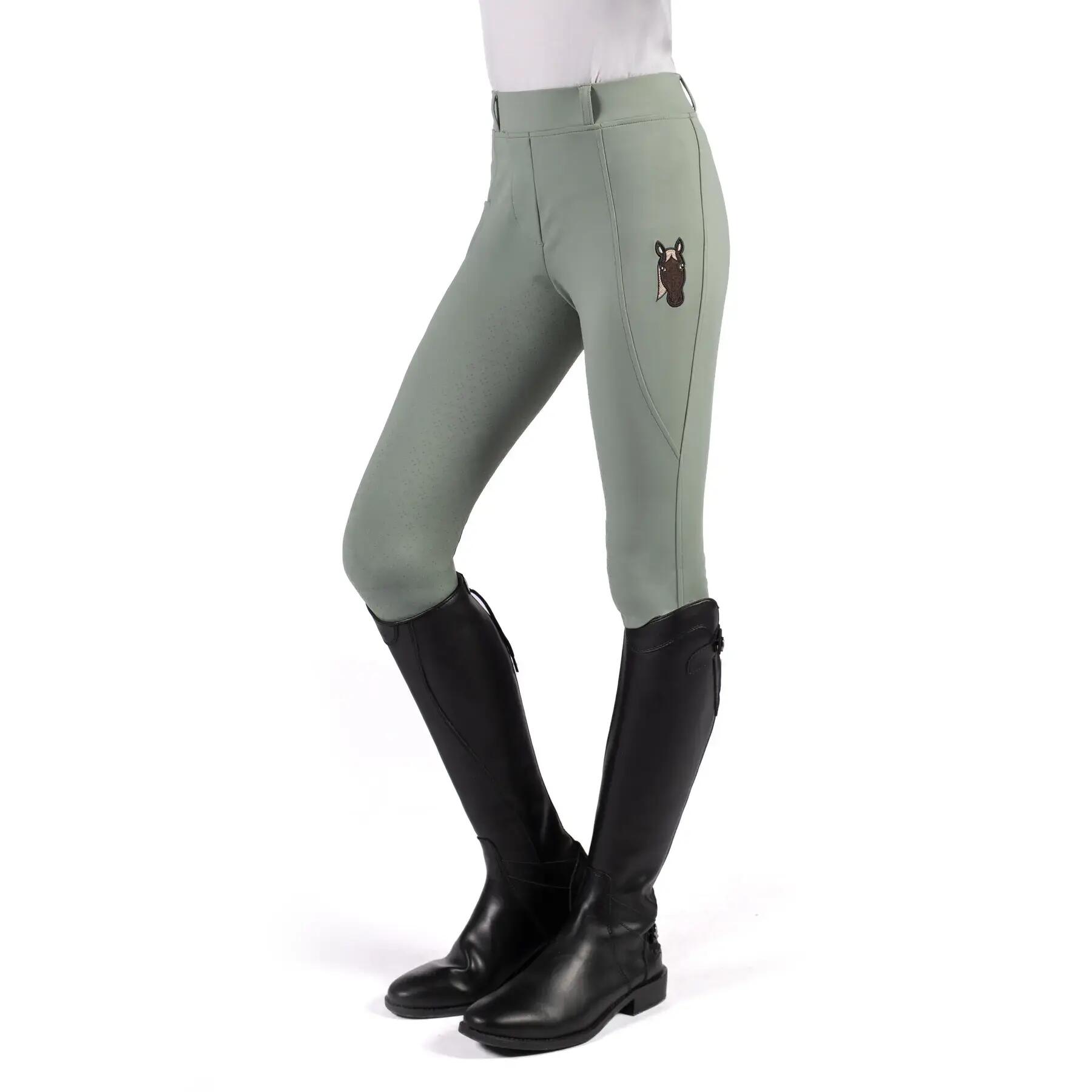 Legging équitation full grip fille HKM Kids Mia 3/5