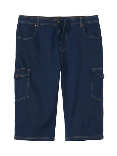 Le Pantacourt en Jean Stretch Cargo
