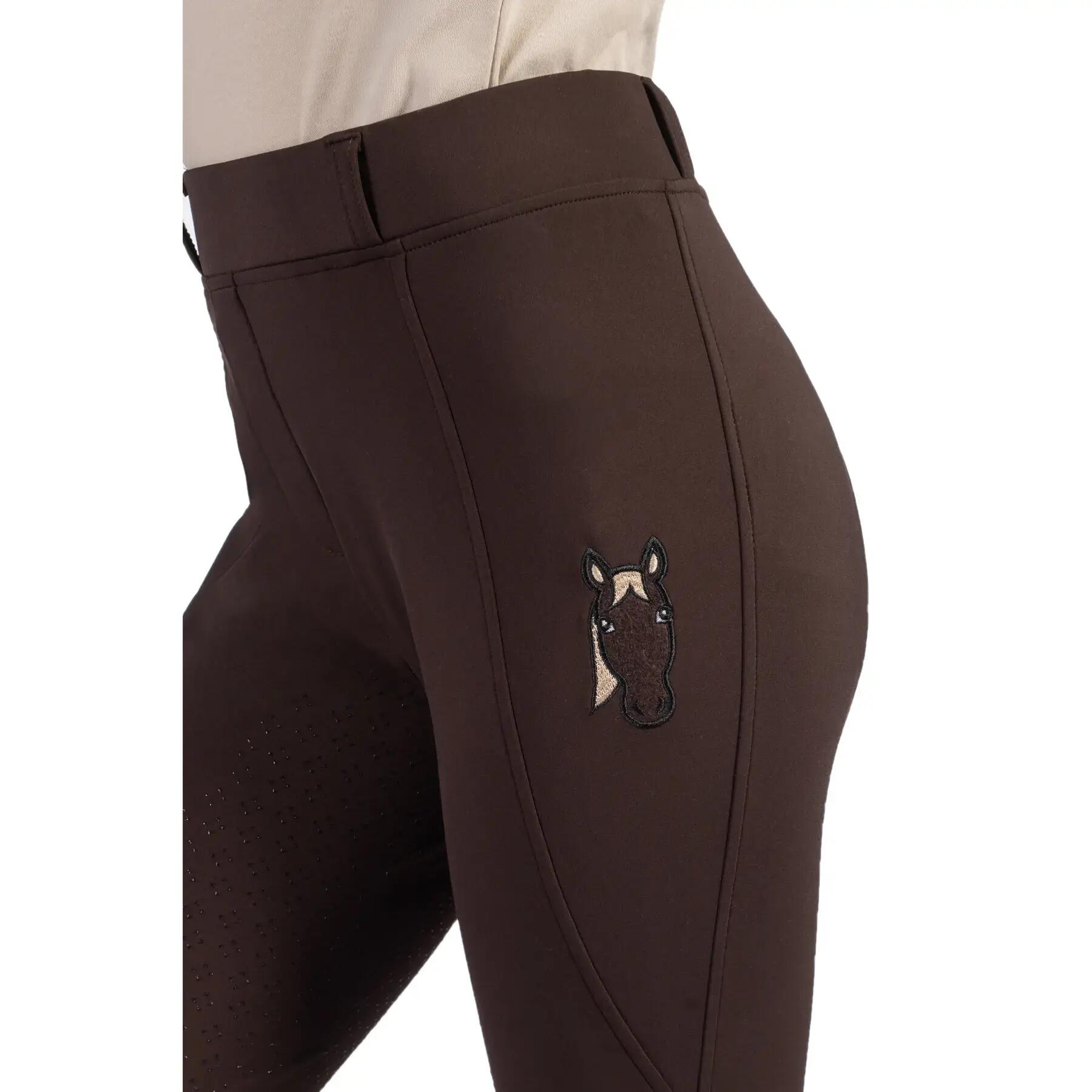 Legging équitation full grip fille HKM Kids Mia 5/5