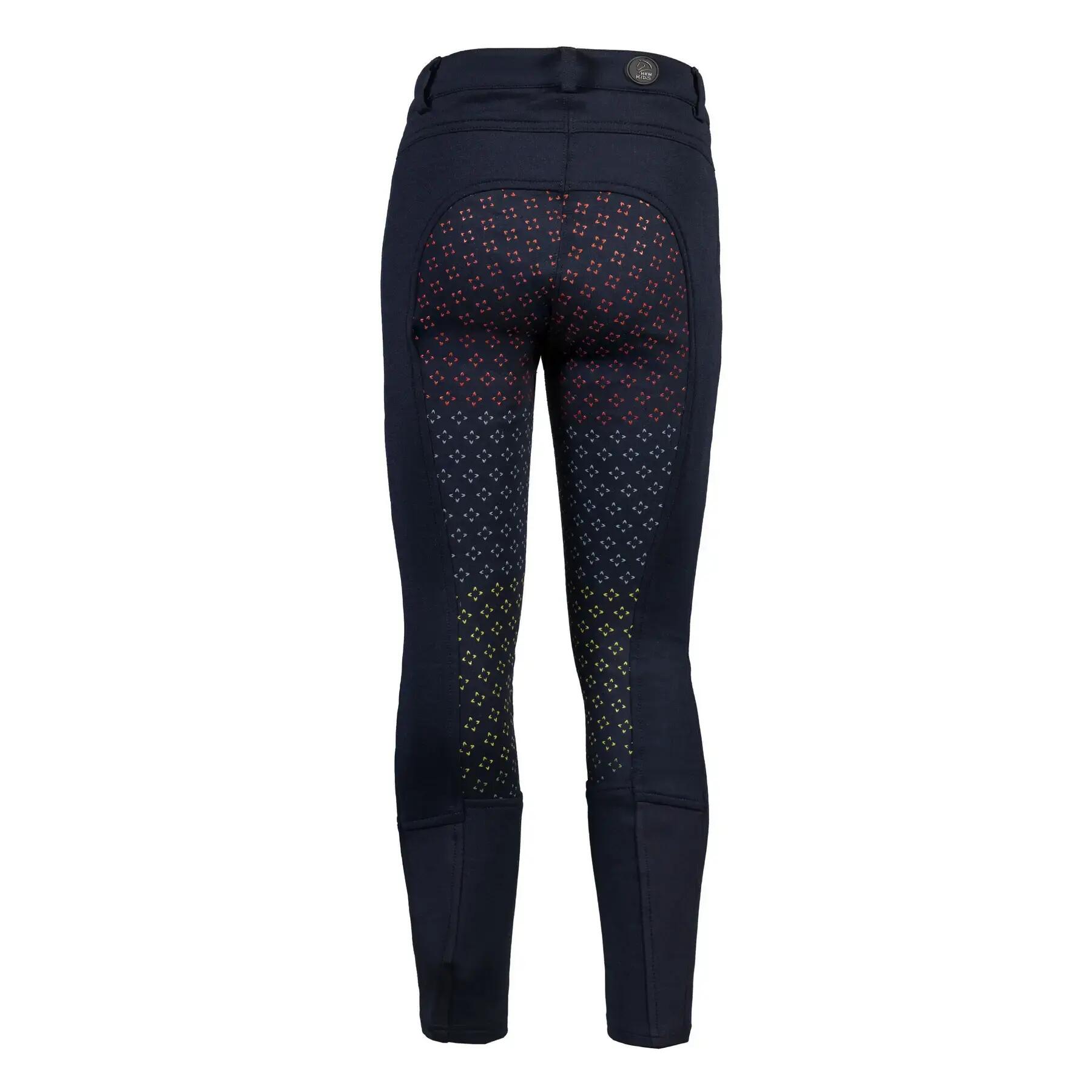 Pantalon équitation full grip fille HKM Kids Mia 2/5