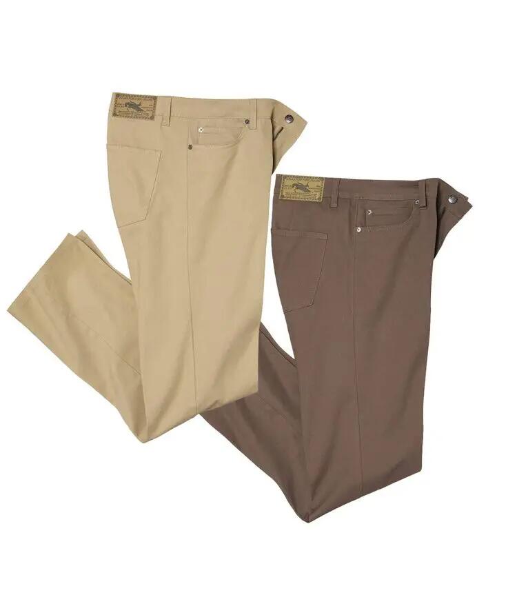 Le Lot de 2 Pantalons Stretch Confort 2/4