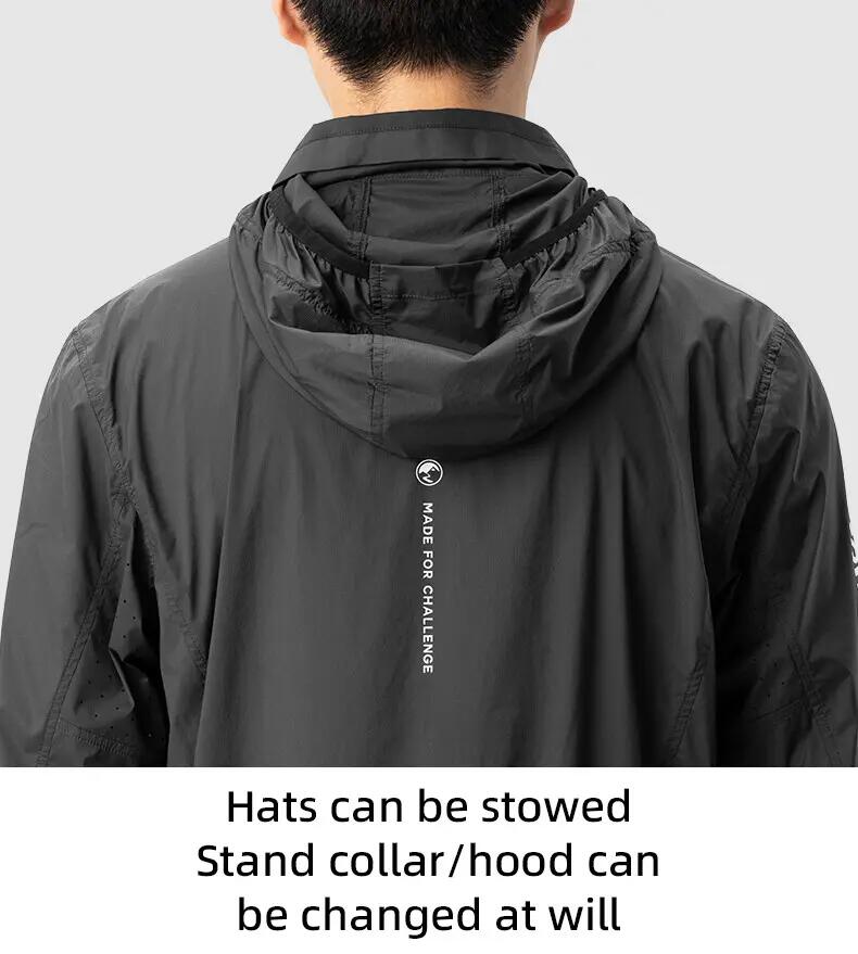 Road to Sky Herren Fahrradjacke leicht winddicht 5/9
