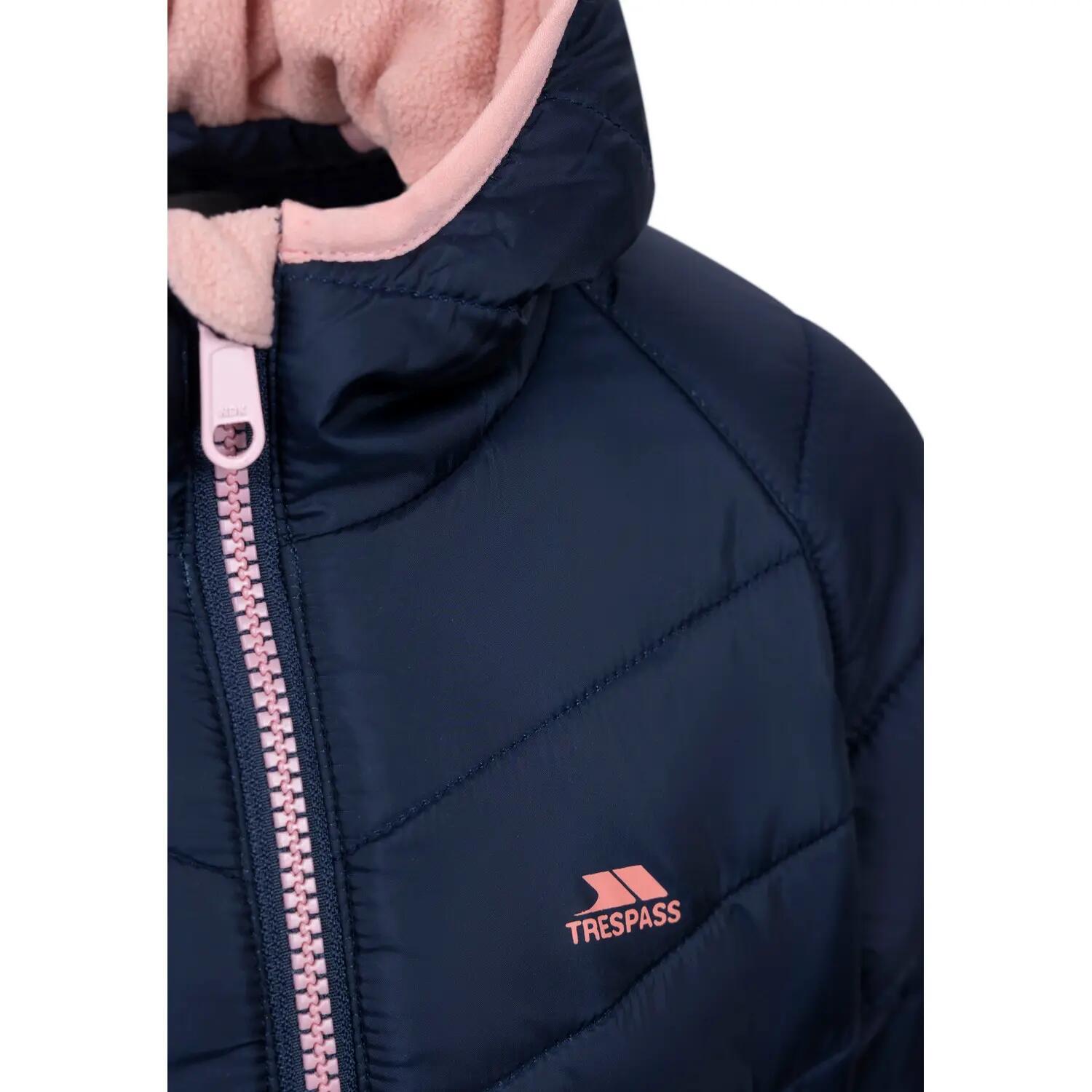 Childrens/Kids Valard Quilted Jacket (Navy) 4/5