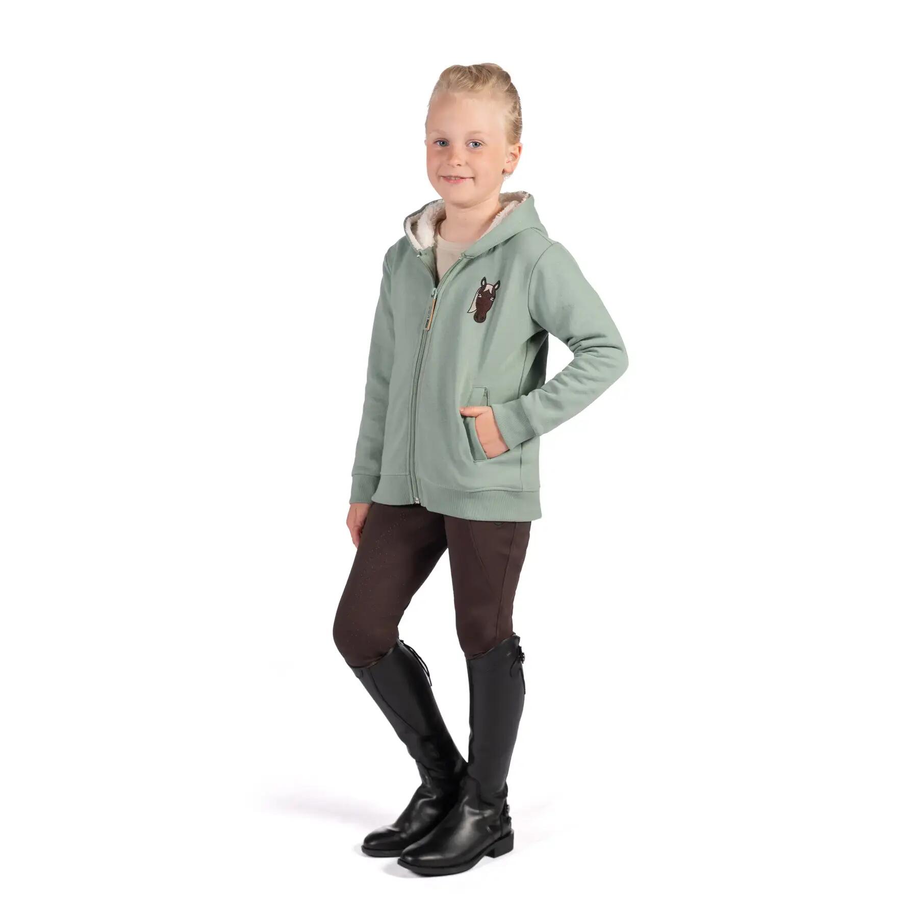 Veste équitation à capuche fille HKM Kids Mia 4/5
