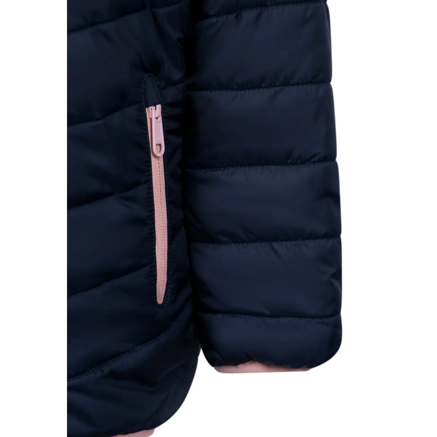 Childrens/Kids Valard Quilted Jacket (Navy) 3/5