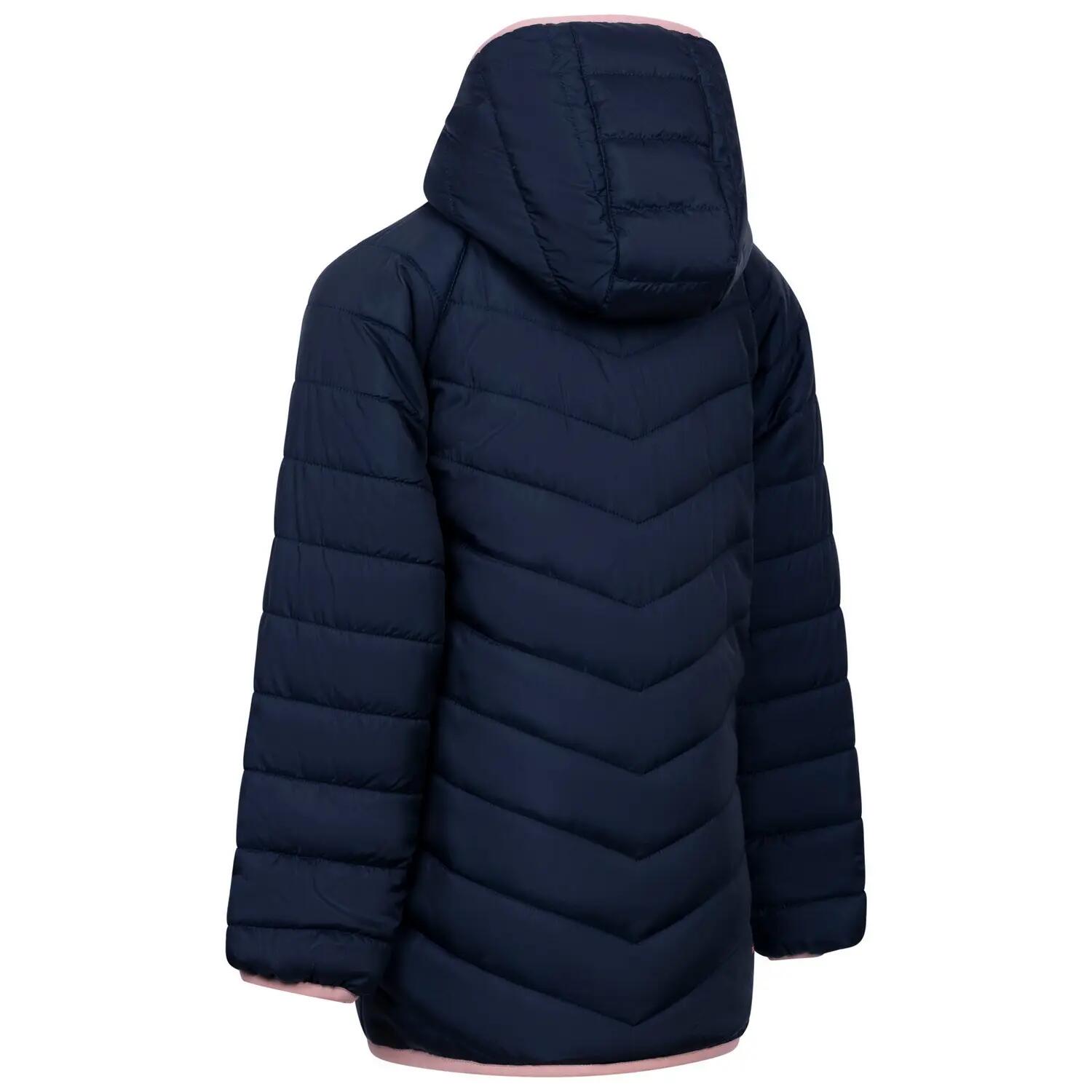 Childrens/Kids Valard Quilted Jacket (Navy) 2/5