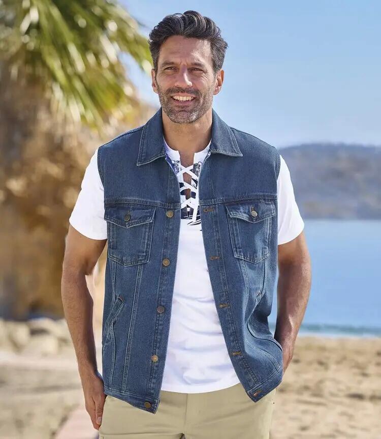 La Veste en Jean Sans Manches 2/3