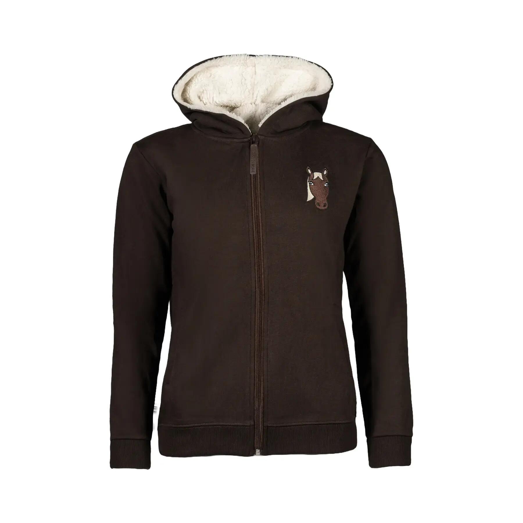 Giacca da equitazione con cappuccio per ragazza HKM Kids Mia 1/5