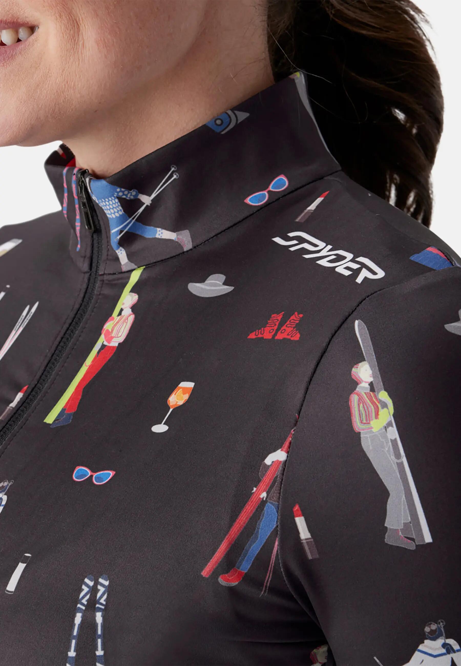Sweat Zippé Ski Femme - VIVID 1/2 3/3