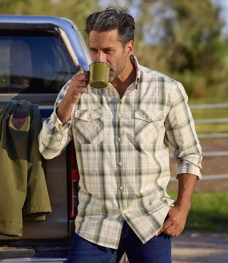 La Chemise à Carreaux Texas 3/4
