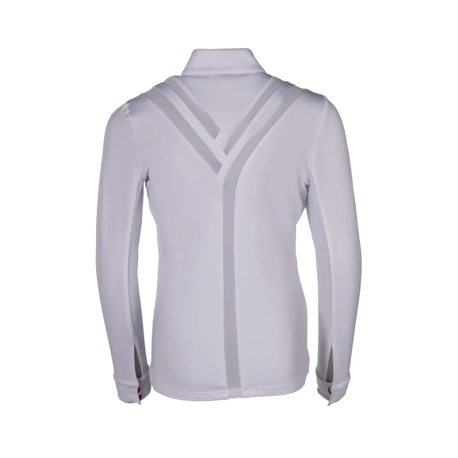 Polo de concours fille HKM Kids Hunter Langarm 3/5