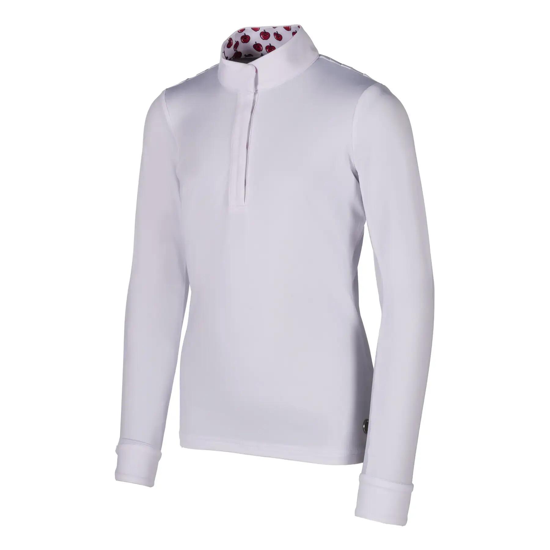 Polo de concours fille HKM Kids Hunter Langarm 2/5