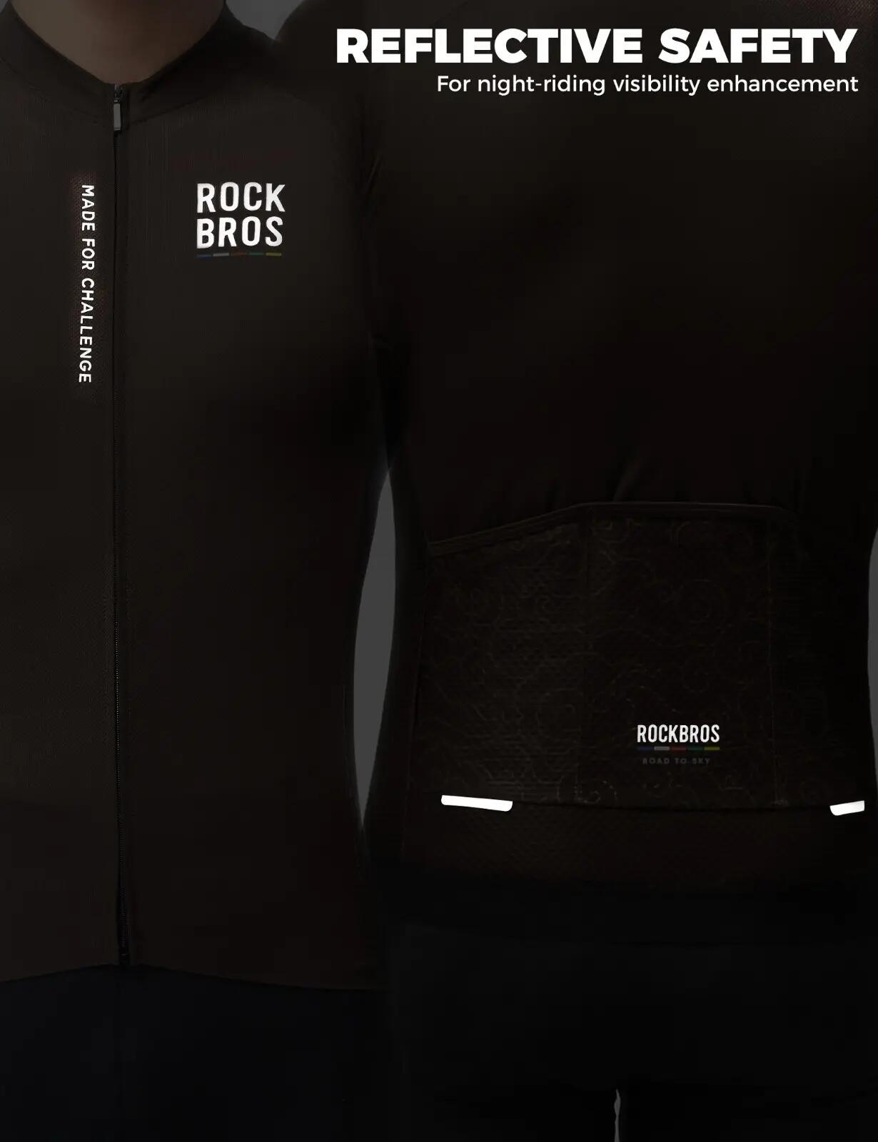 Road to Sky Herren Langarm-Radtrikot atmungsaktiv 4/8