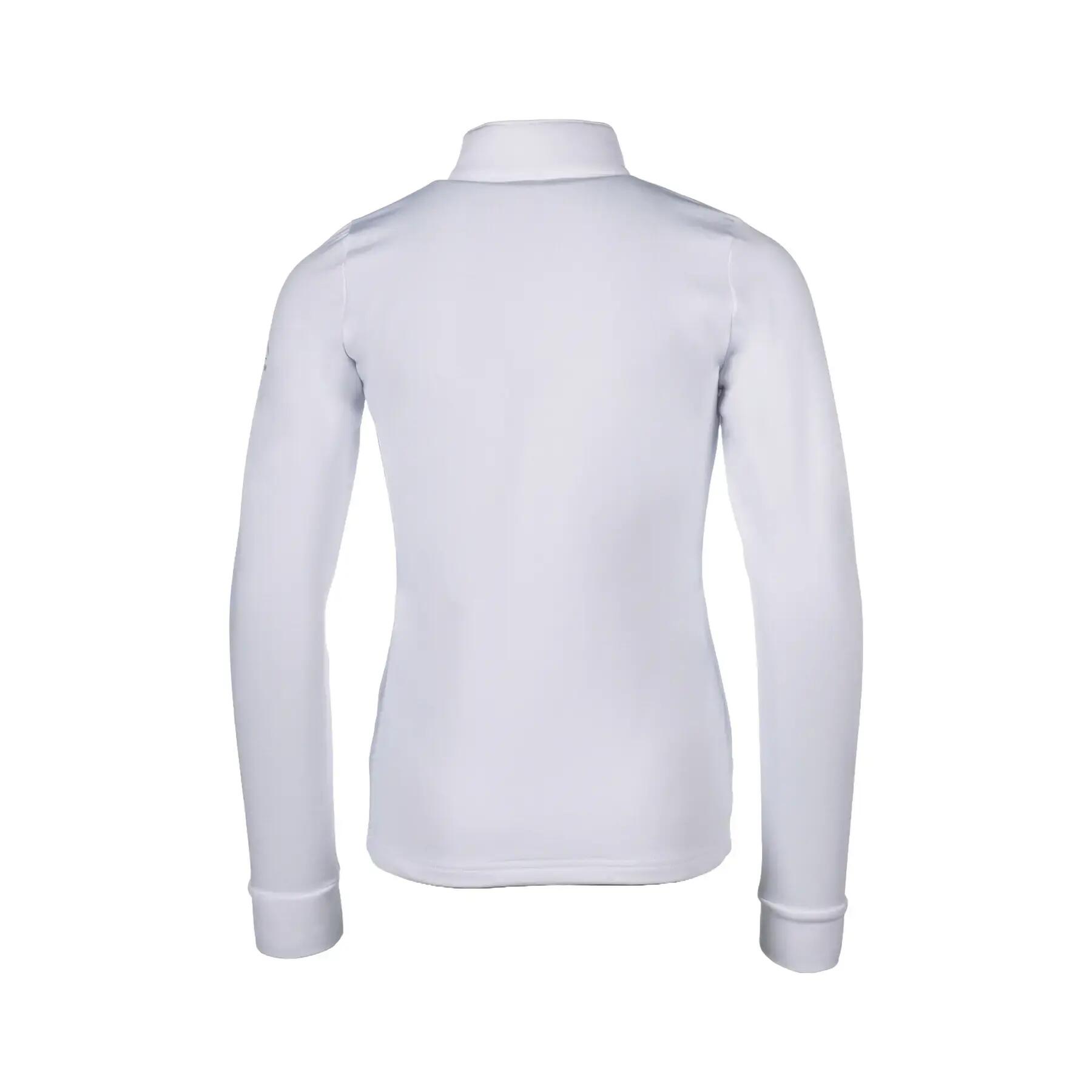Polo de concours manches longues fille HKM Kids Emilia 4/5