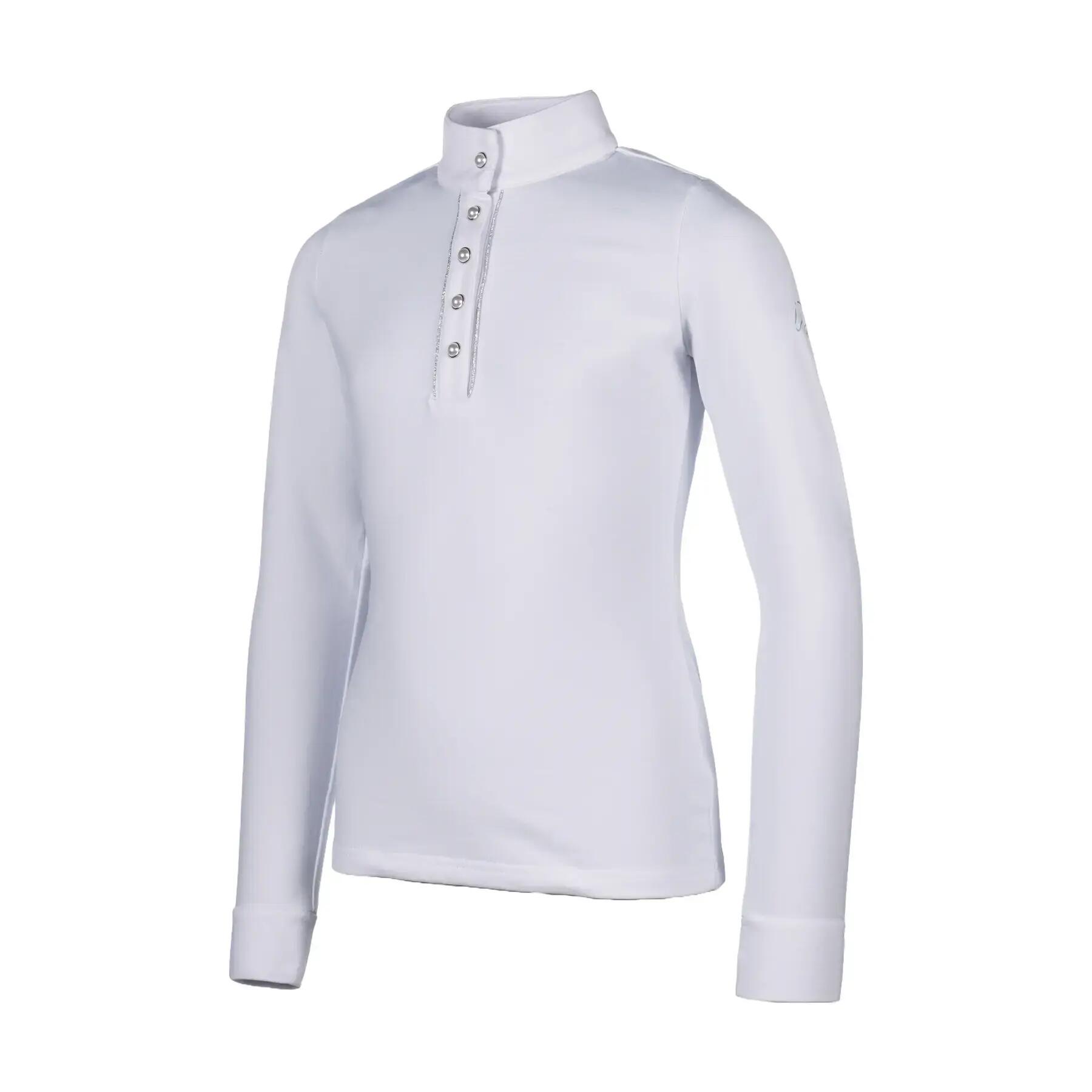 Polo de concours manches longues fille HKM Kids Emilia 2/5