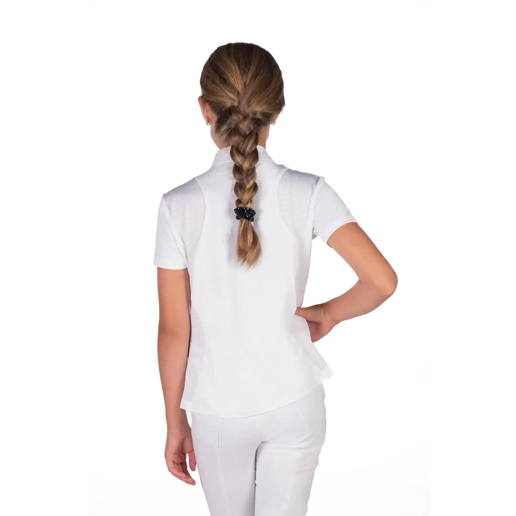 Dziewczęca konkursowa koszulka polo HKM Kids Glam 4/5