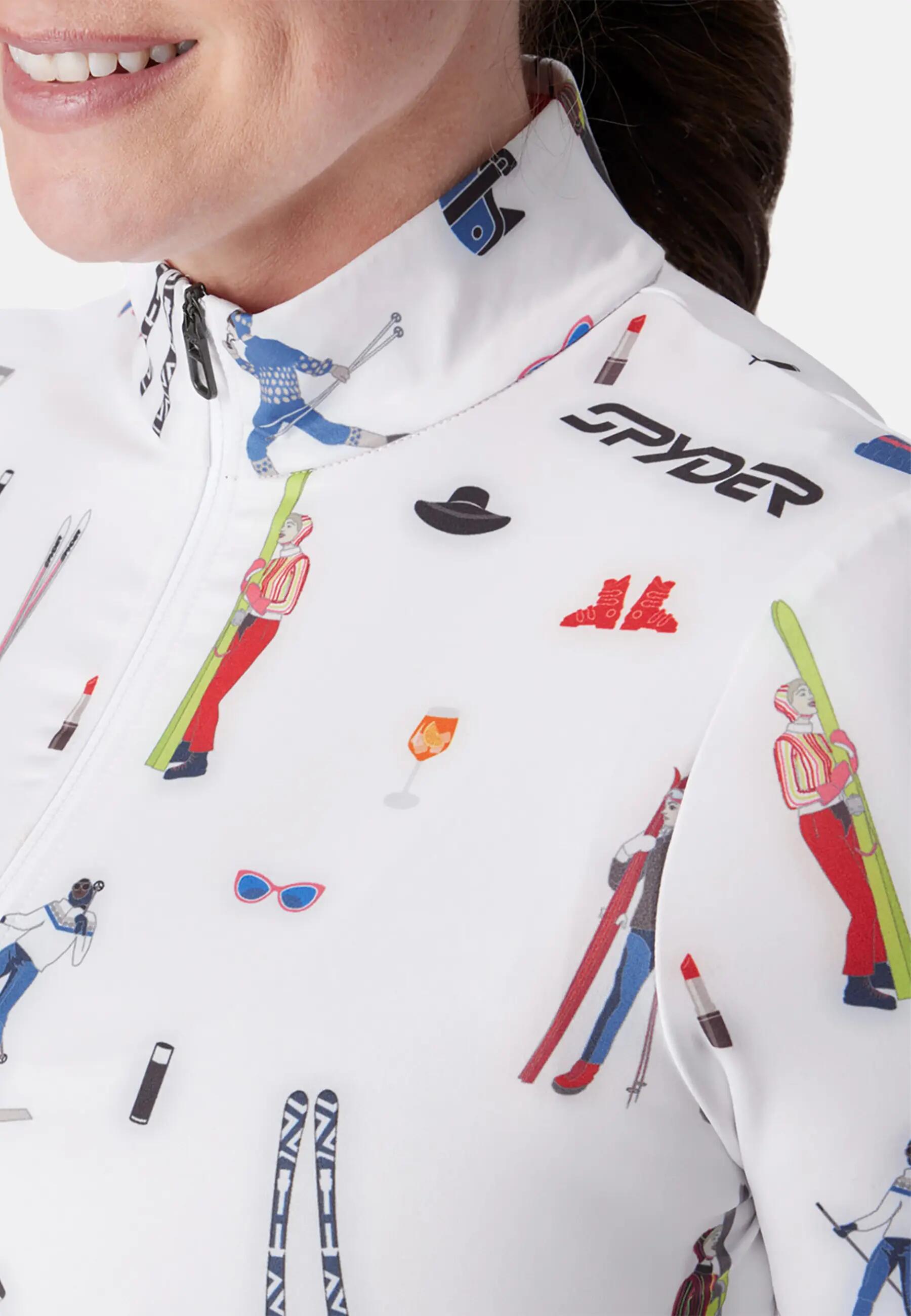 Sweat Zippé Ski Femme - VIVID 1/2 3/3