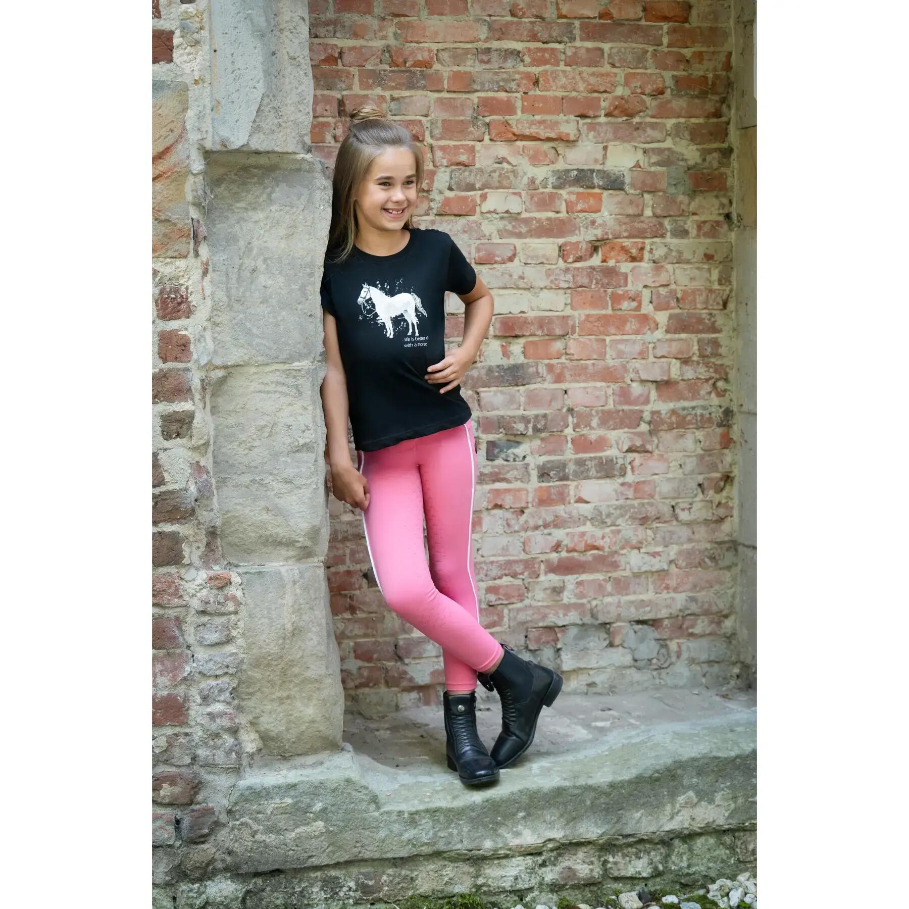 T-shirt dziewczęcy HKM Kids Sparkle 2/5