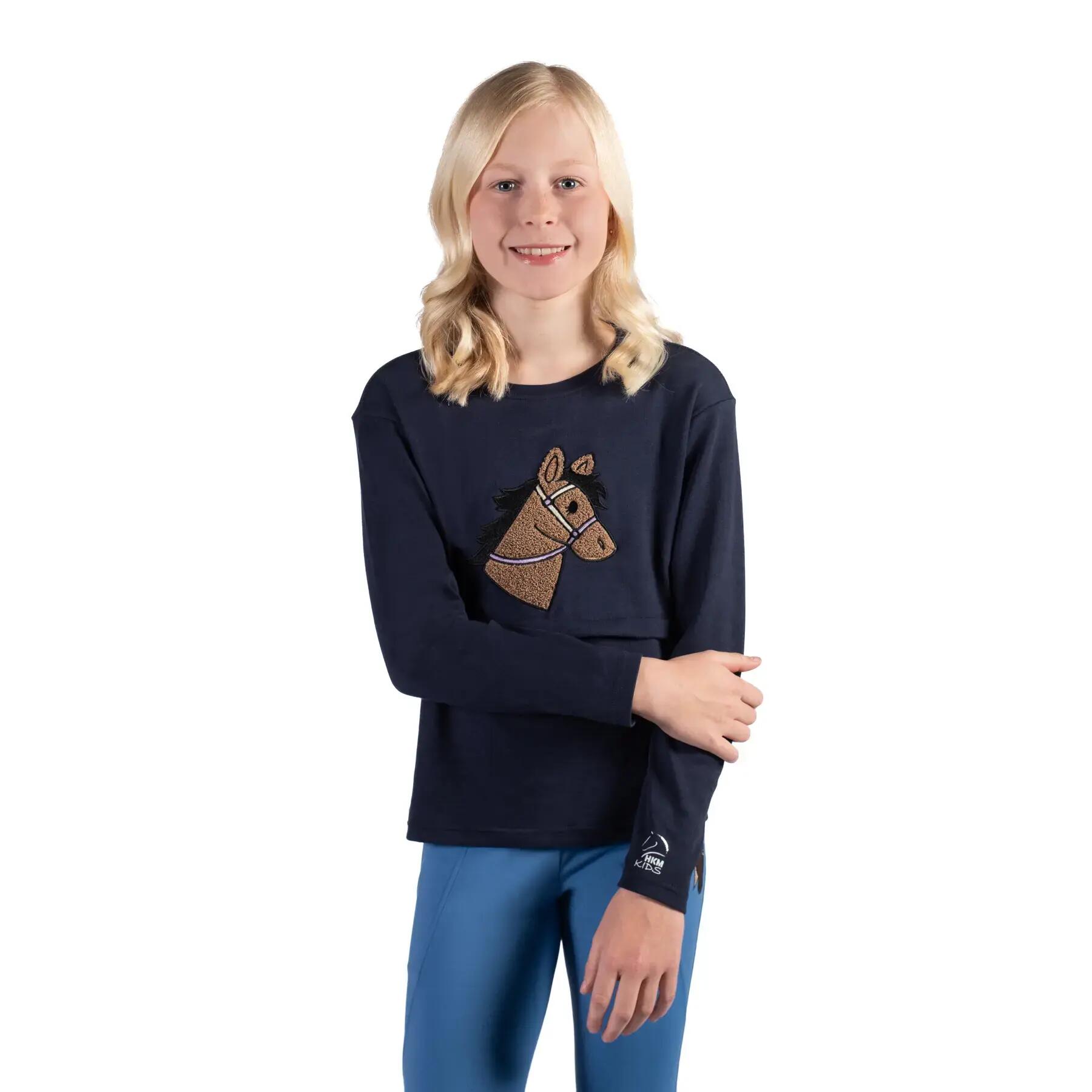 T-shirt manches longues fille HKM Kids Mia 2/5