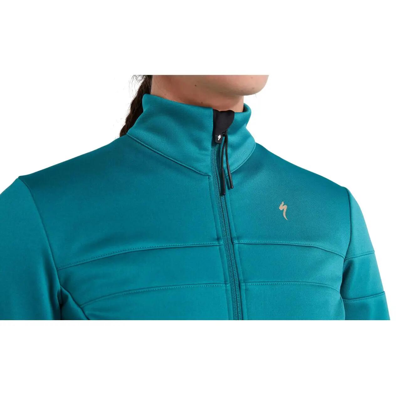 Jacheta ciclism femei soft shell, cu protectie vant si ploaie RBX Comp - albast…