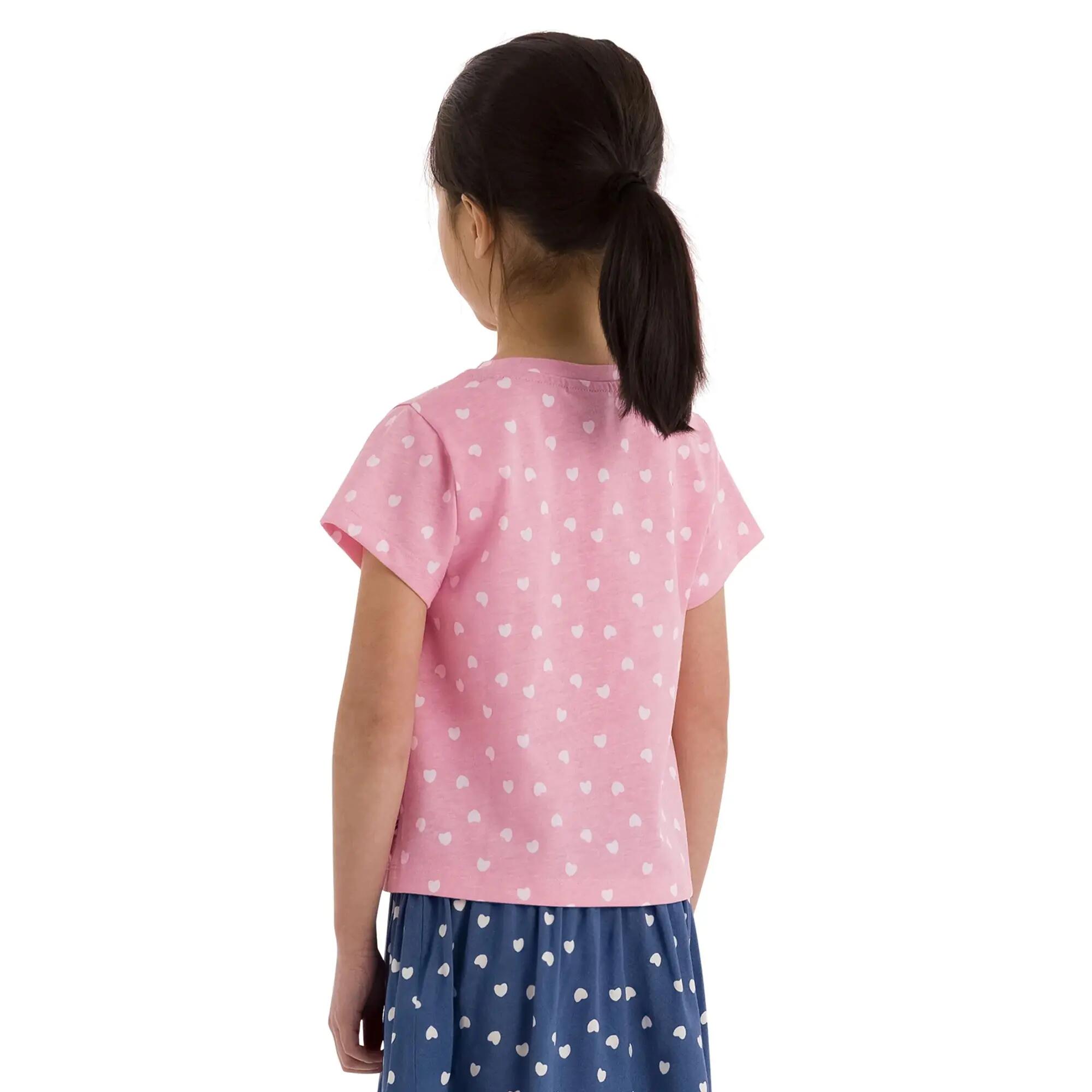 Maglietta Cuori Ragazze Trespass Hira Rosa Bambina 4/6