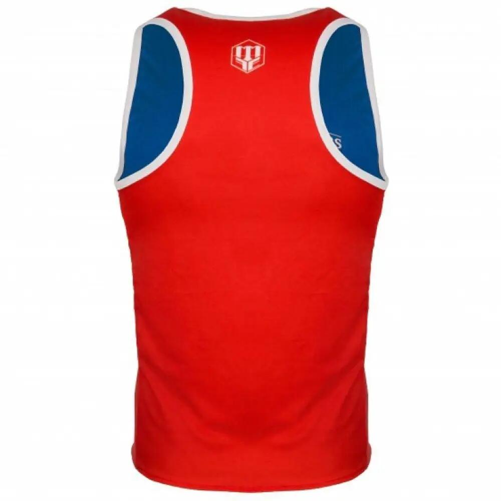 Unisex omkeerbaar boksvest voor volwassenen (Rood) 2/5