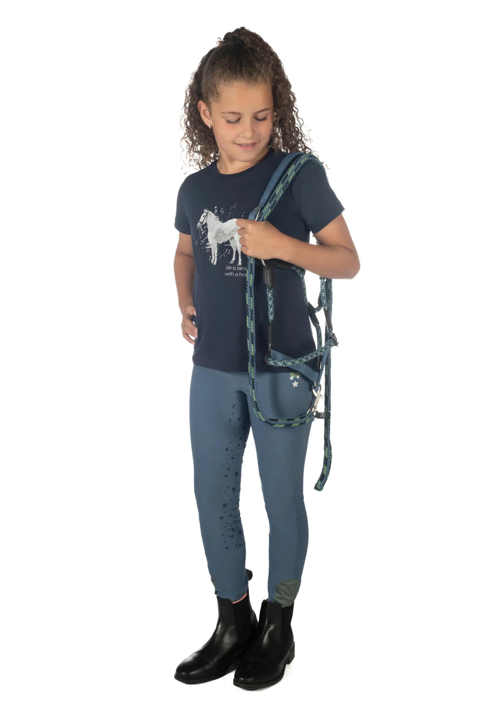 T-shirt dziewczęcy HKM Kids Sparkle 6/7