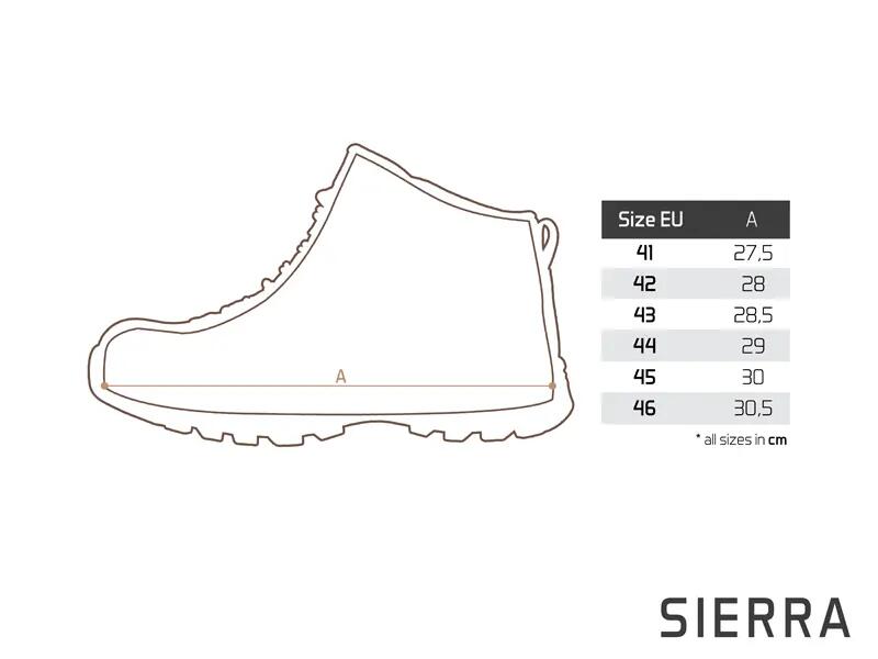 Chaussures en cuir imperméables SIERRA 7/7