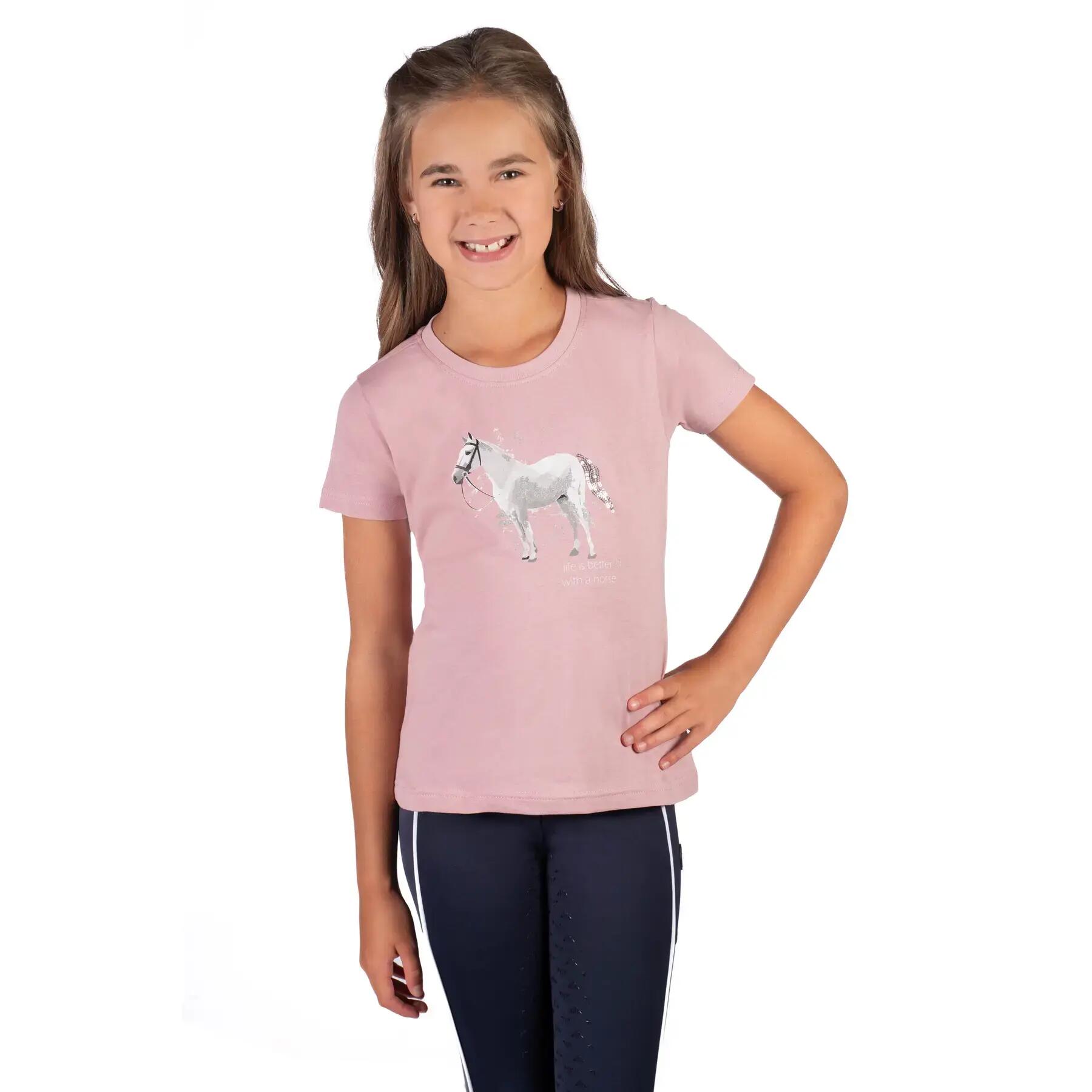 T-Shirt Mädchen HKM Kids Sparkle 5/5
