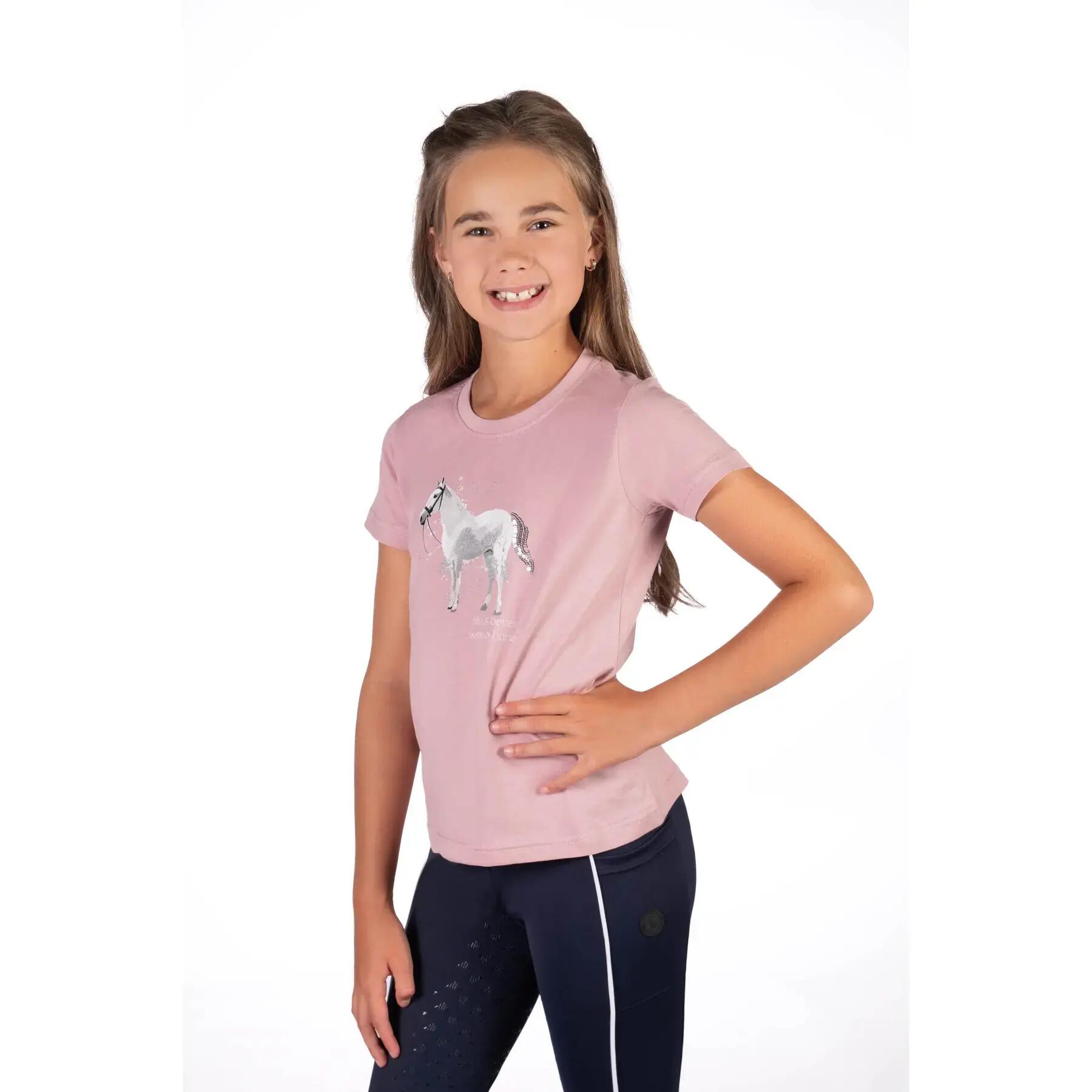 T-Shirt Mädchen HKM Kids Sparkle 4/5